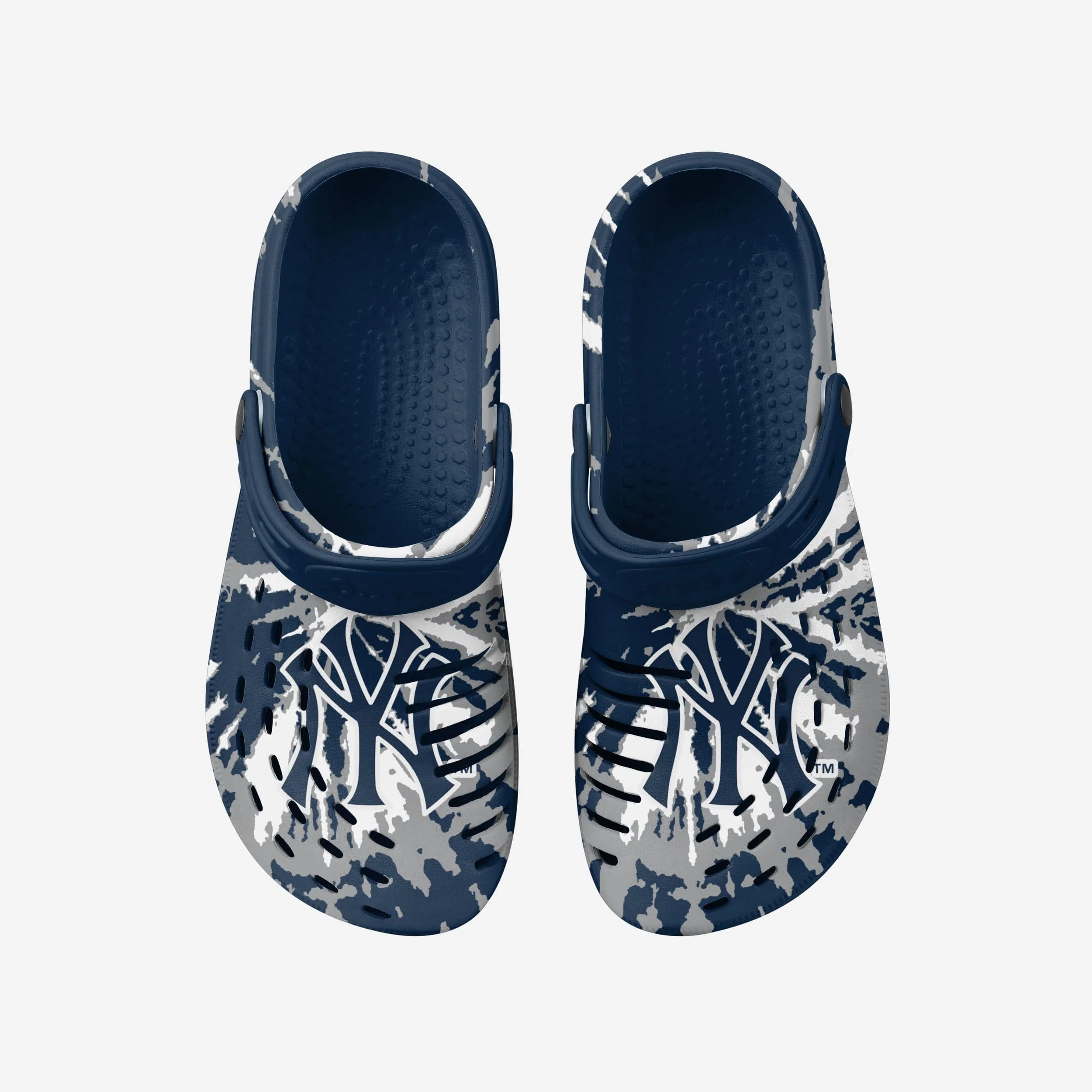 New York Yankees Tie-Dye Clog With Strap 4 New York Yankees Tie-Dye Clog With Strap