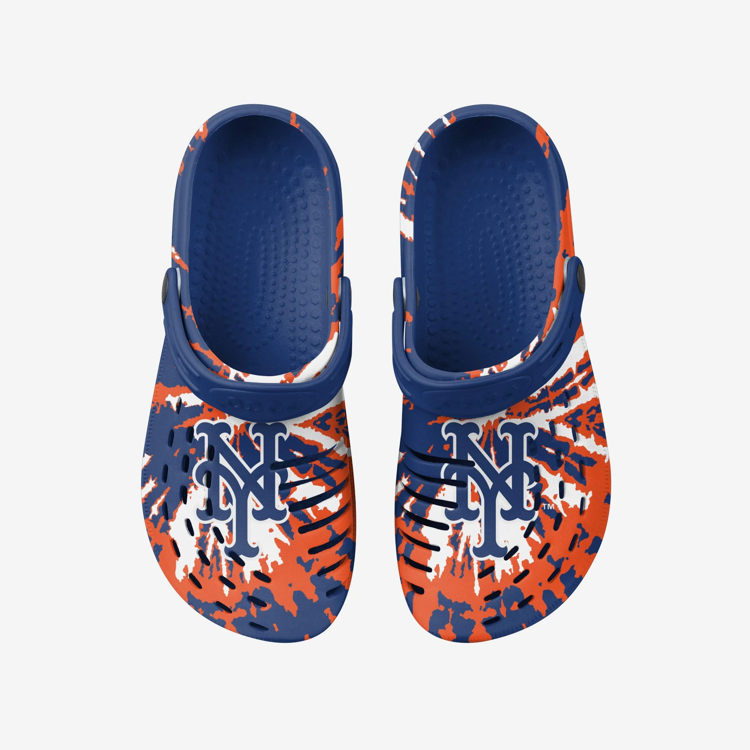 New York Mets Tie-Dye Clog With Strap 4 New York Mets Tie-Dye Clog With Strap