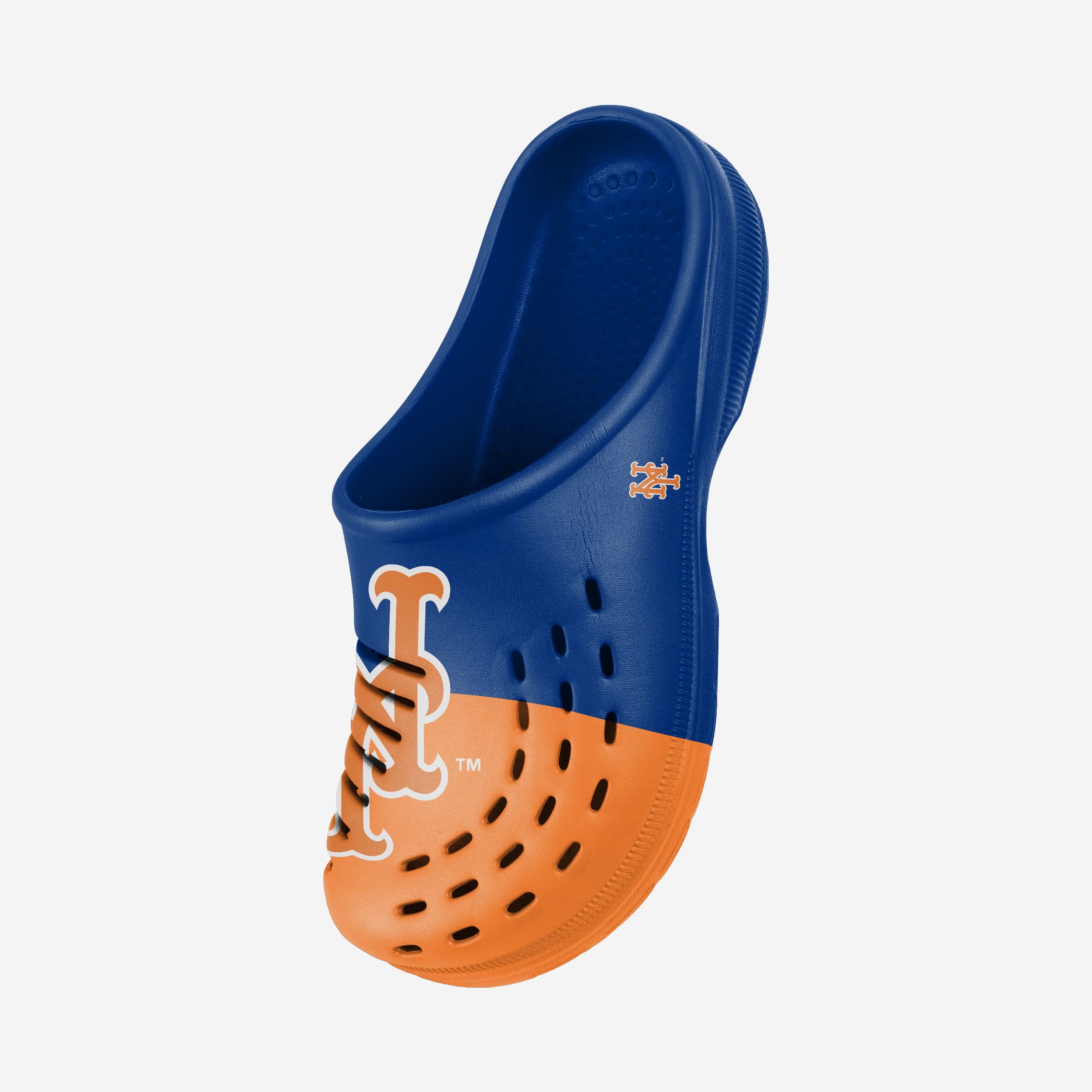 New York Mets Mens Colorblock Big Logo Clog 2 New York Mets Mens Colorblock Big Logo Clog