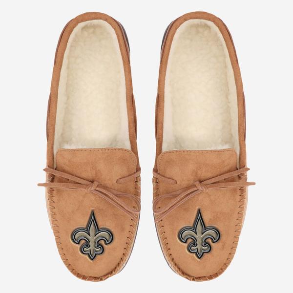 New Orleans Saints Moccasin Slipper 2 New Orleans Saints Moccasin Slipper
