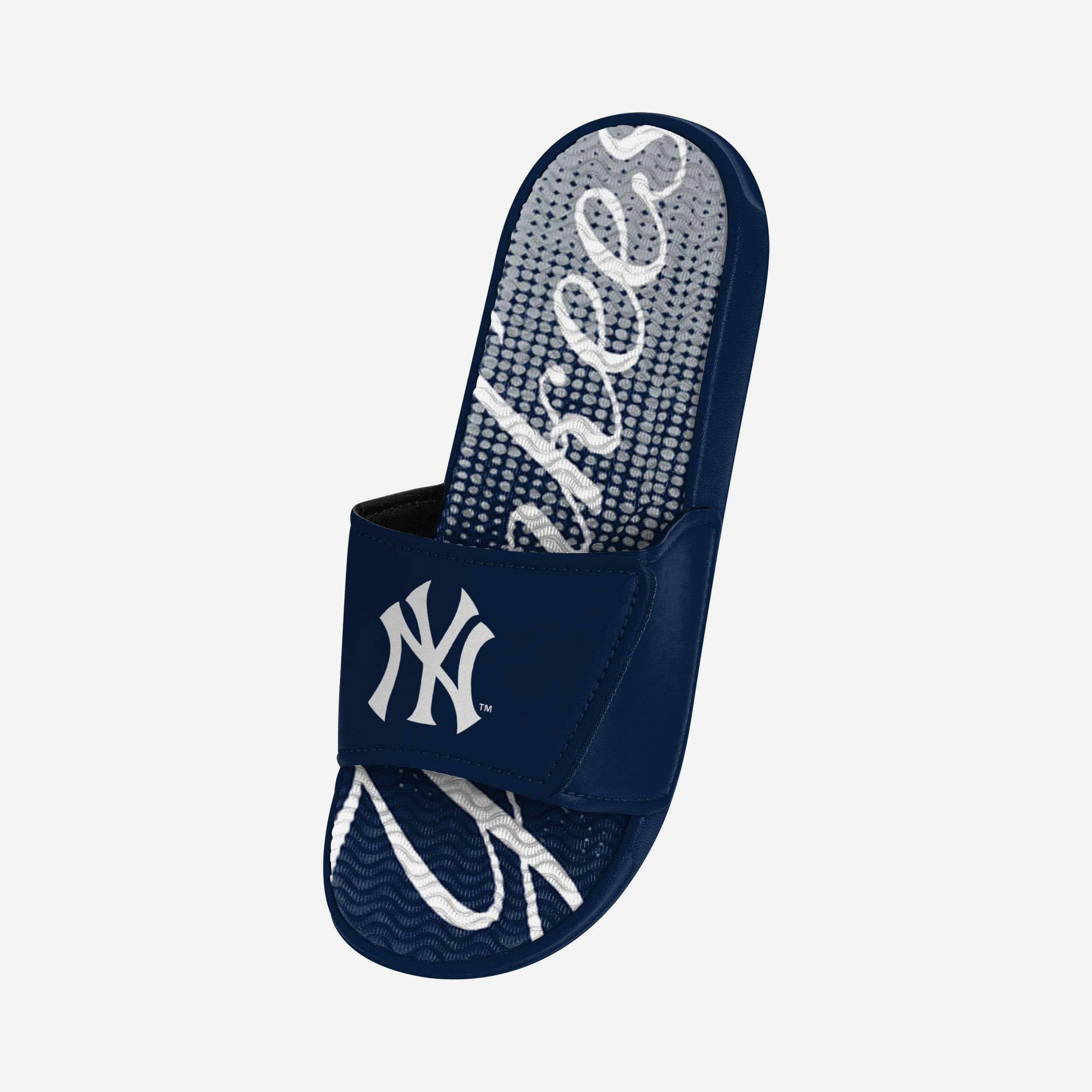 New York Yankees Gradient Wordmark Gel Slide 2 New York Yankees Gradient Wordmark Gel Slide