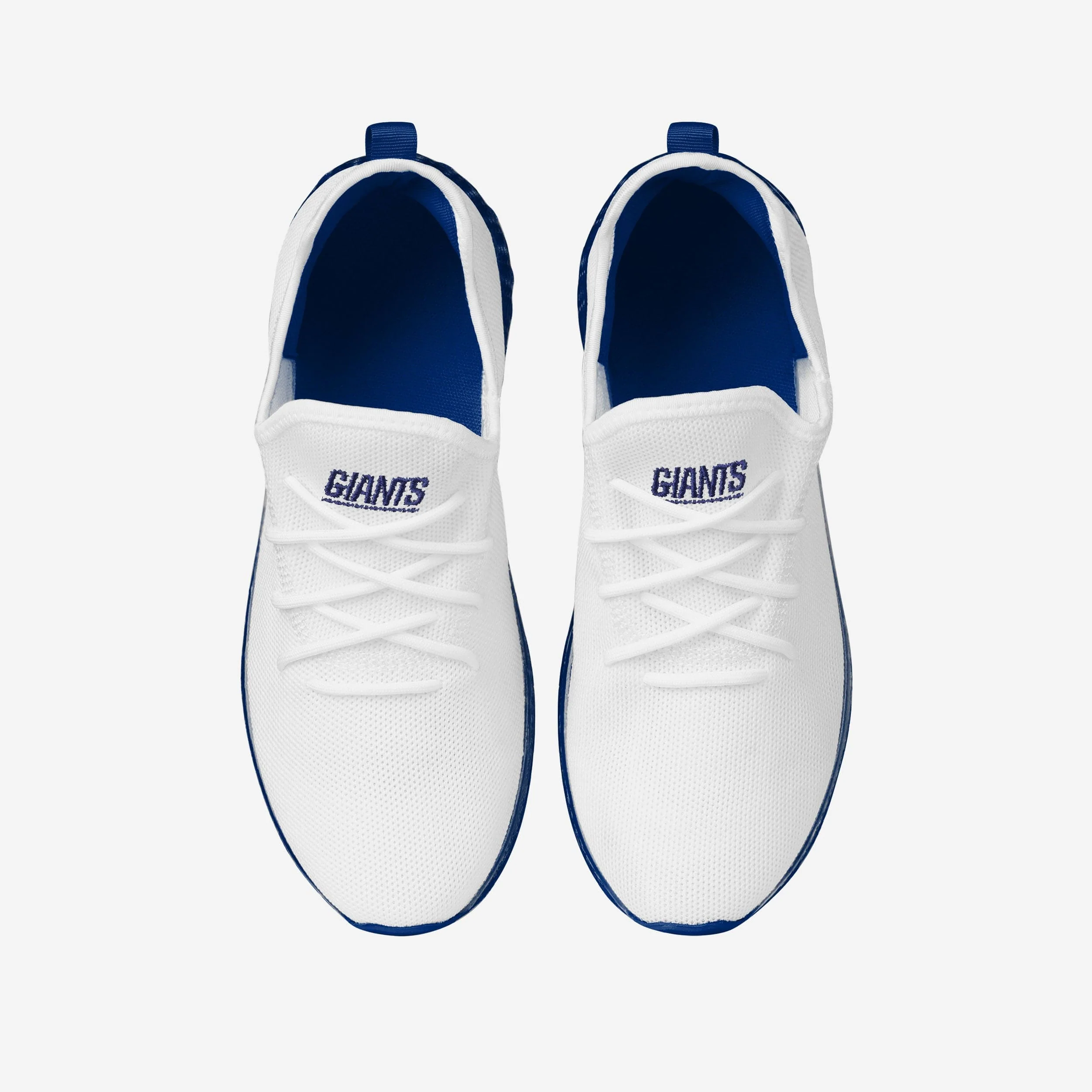 New York Giants Gradient Midsole White Sneakers 4 New York Giants Gradient Midsole White Sneakers