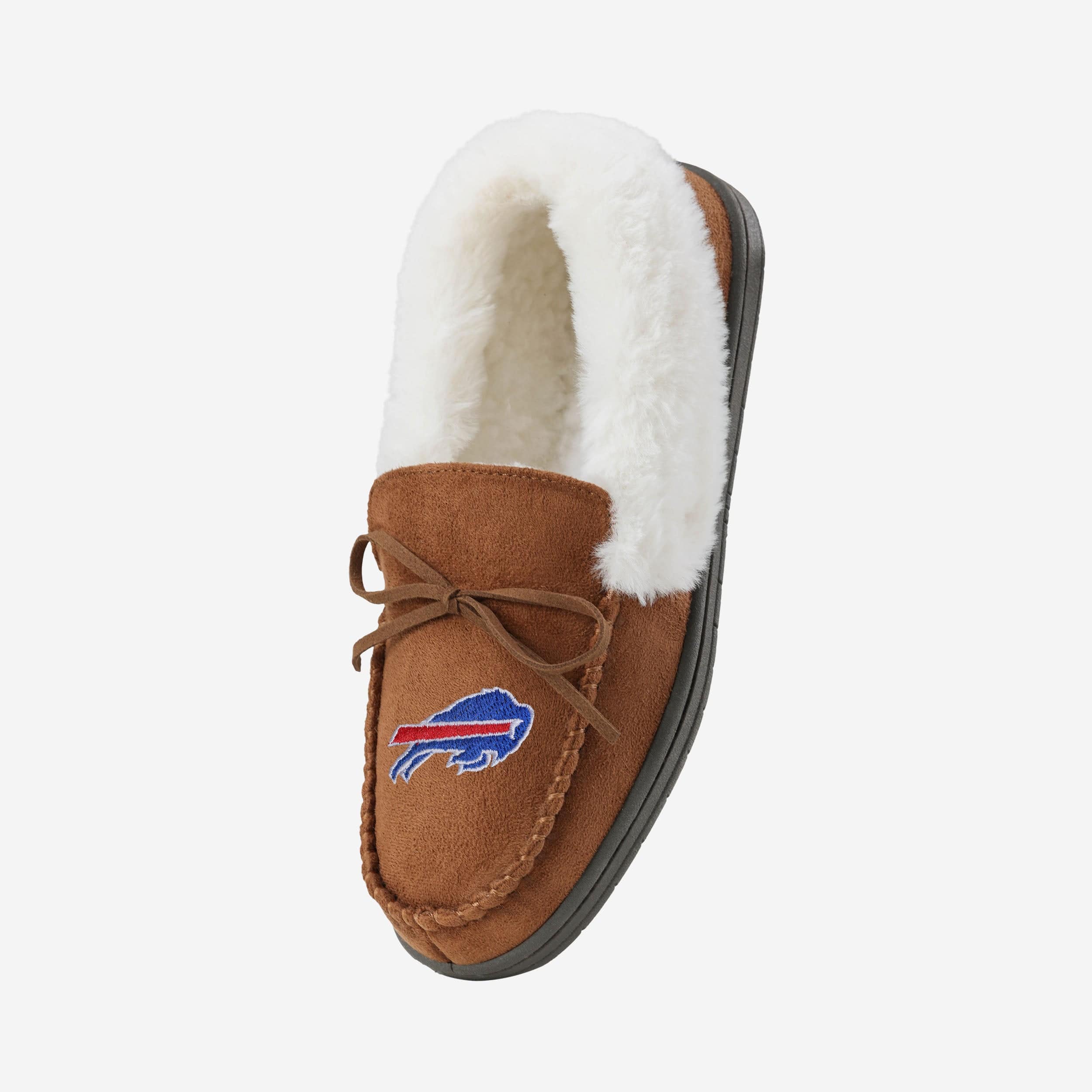 Buffalo Bills Womens Tan Moccasin Slipper 2 Buffalo Bills Womens Tan Moccasin Slipper