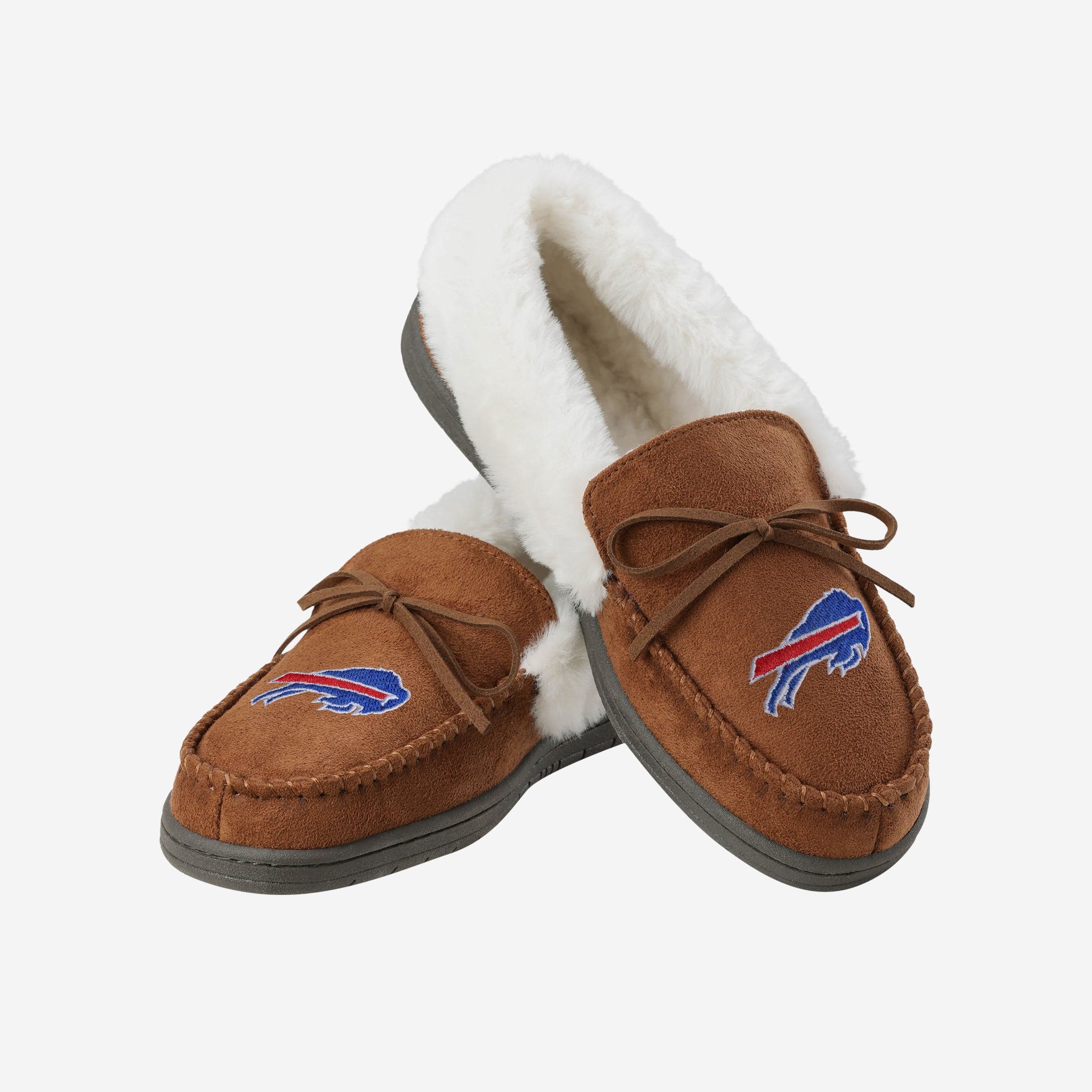 Buffalo Bills Womens Tan Moccasin Slipper 3 Buffalo Bills Womens Tan Moccasin Slipper