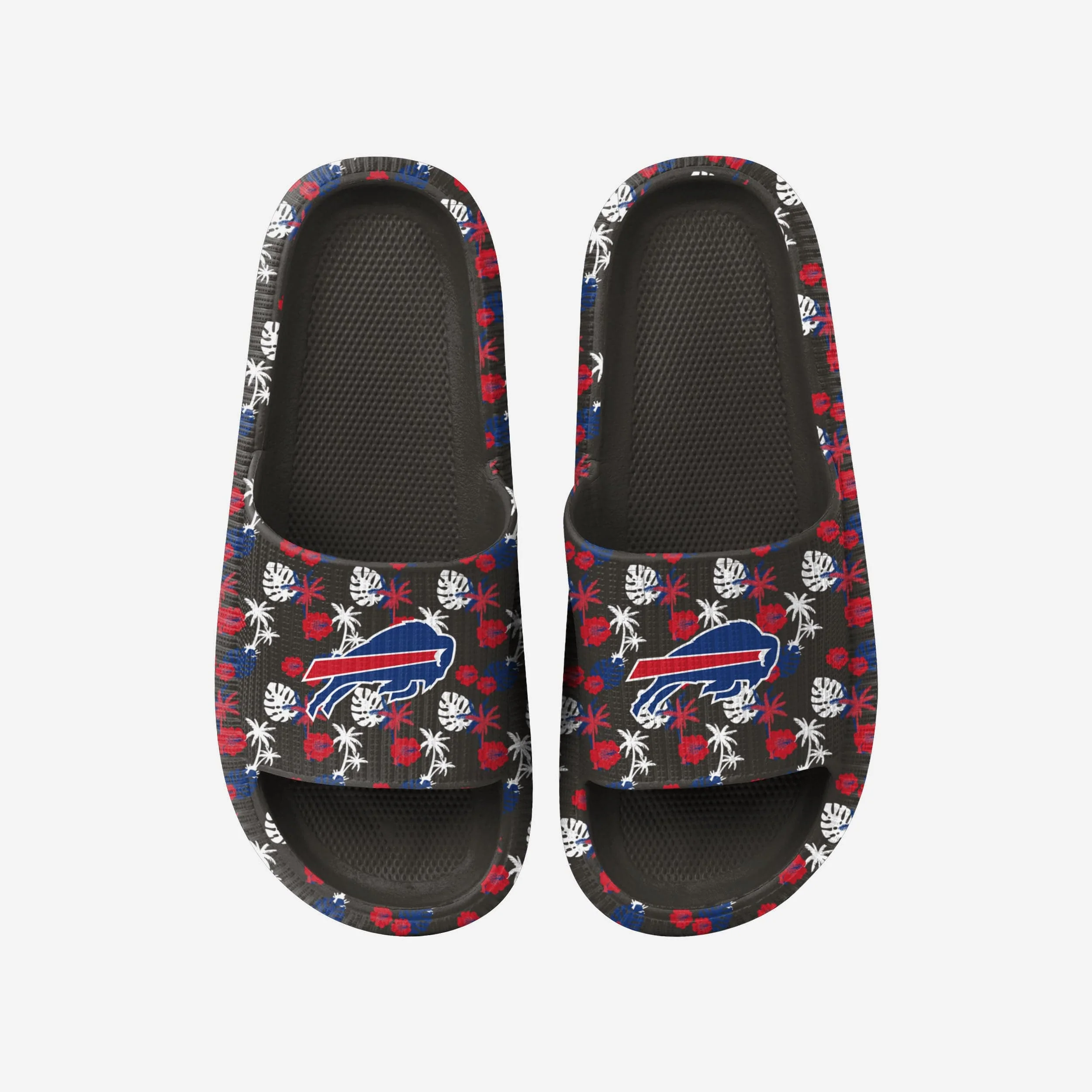 Buffalo Bills Womens Floral Pillow Slide