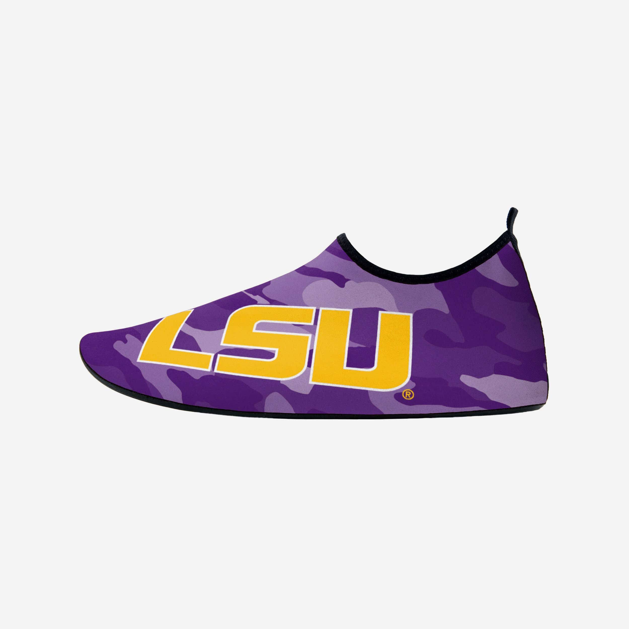 LSU Tigers Mens Camo Water Shoe