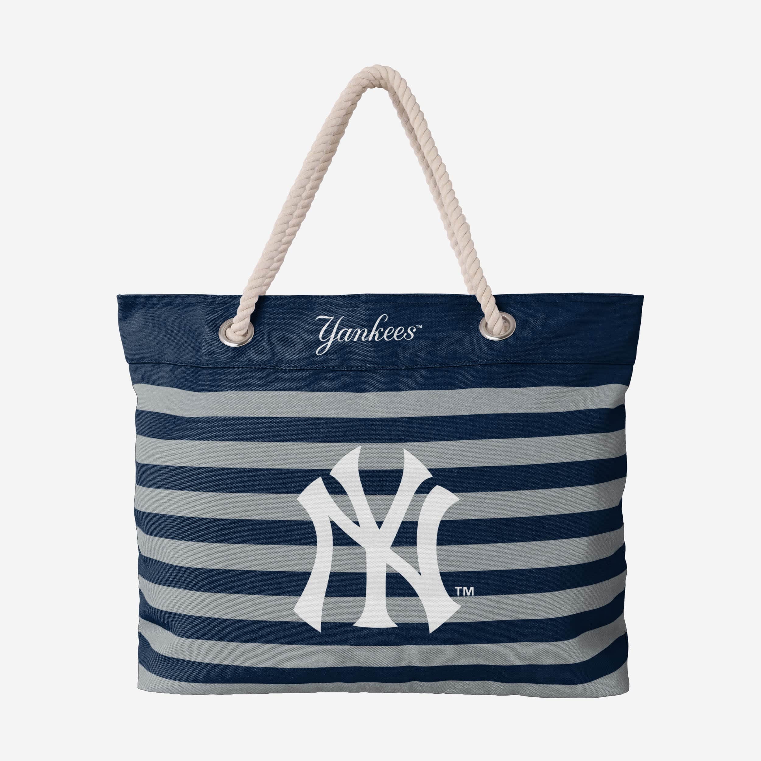 New York Yankees Nautical Stripe Tote Bag