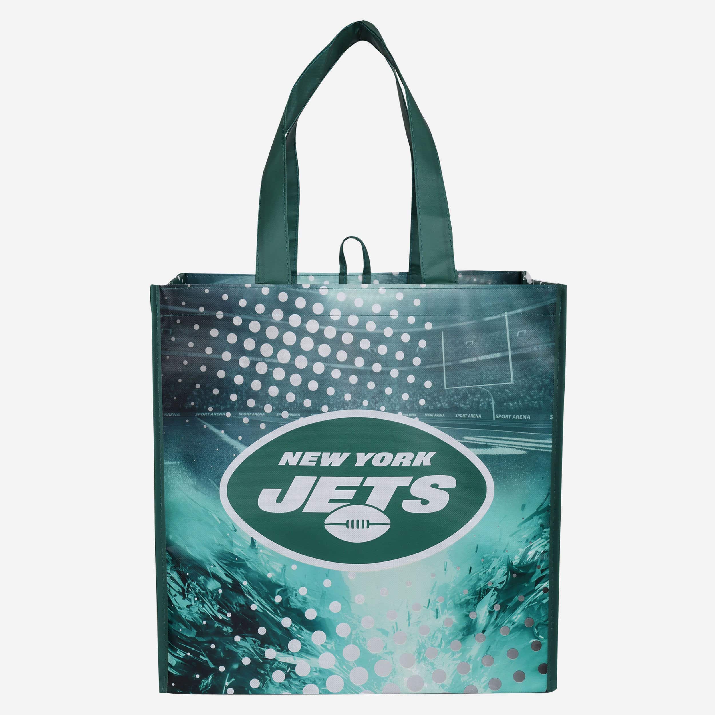 New York Jets 4 Pack Reusable Shopping Bag 1 New York Jets 4 Pack Reusable Shopping Bag