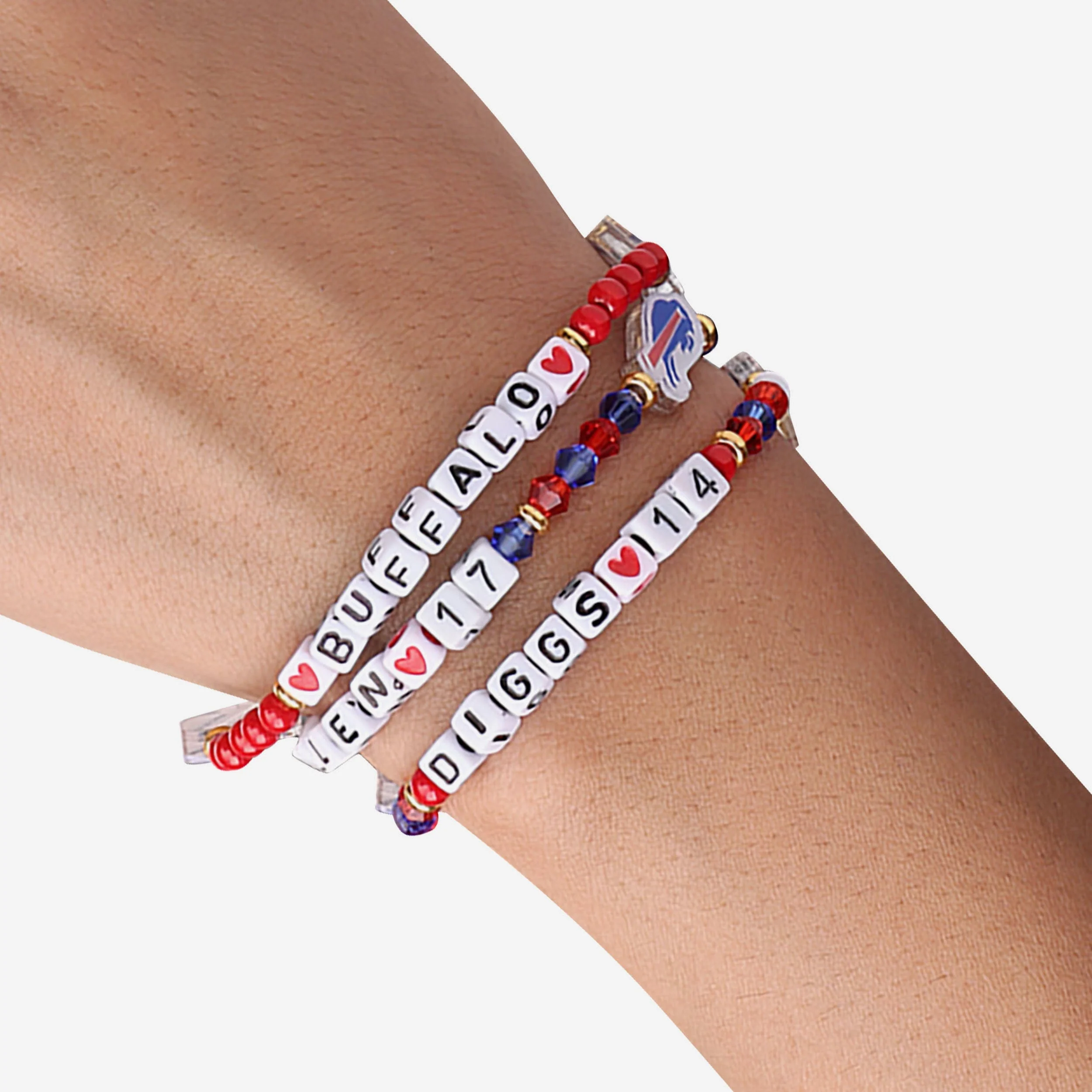 Josh Allen & Stefon Diggs Buffalo Bills 3 Pack Player Friendship Bracelet 4 Josh Allen & Stefon Diggs Buffalo Bills 3 Pack Player Friendship Bracelet