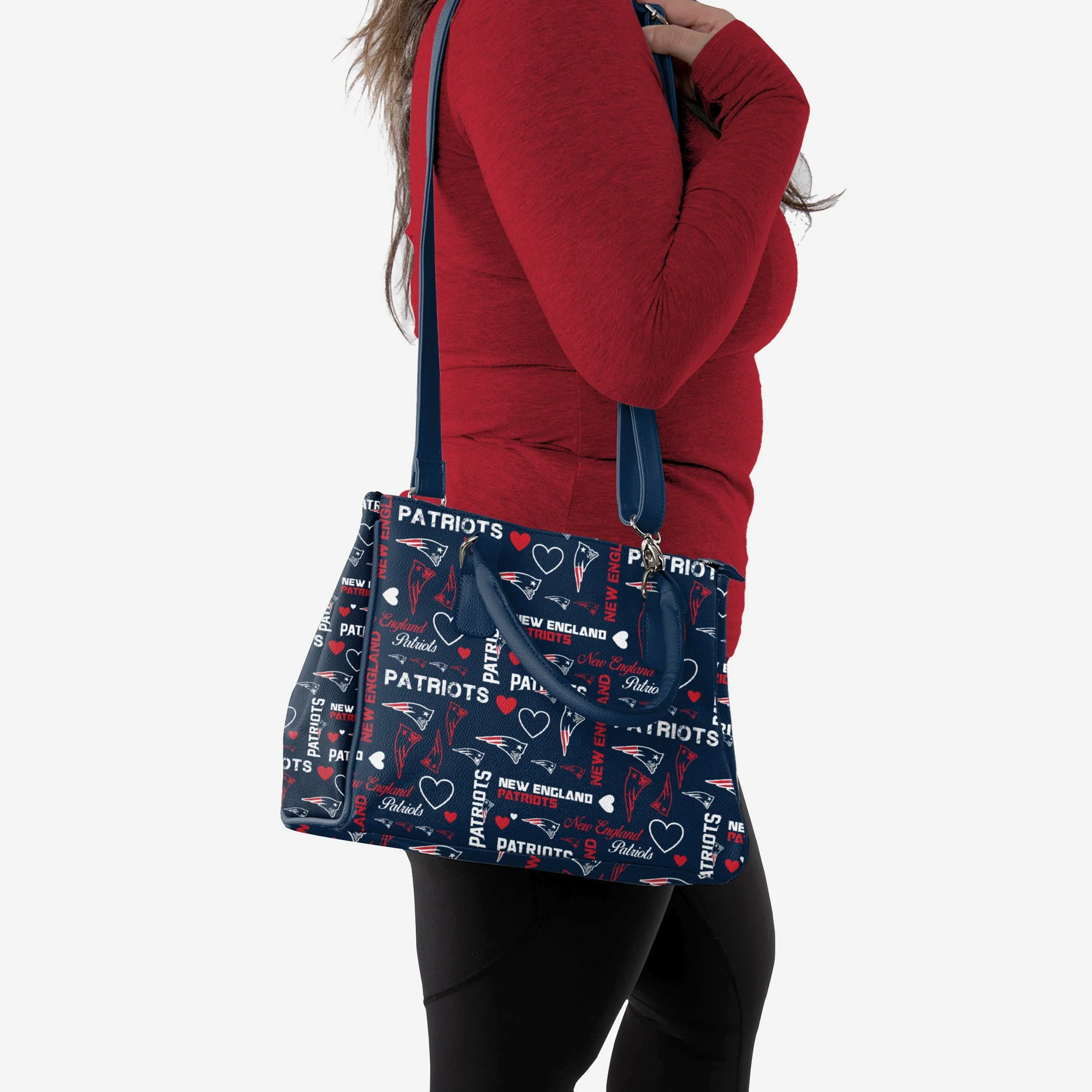 New England Patriots Logo Love Purse 2 New England Patriots Logo Love Purse