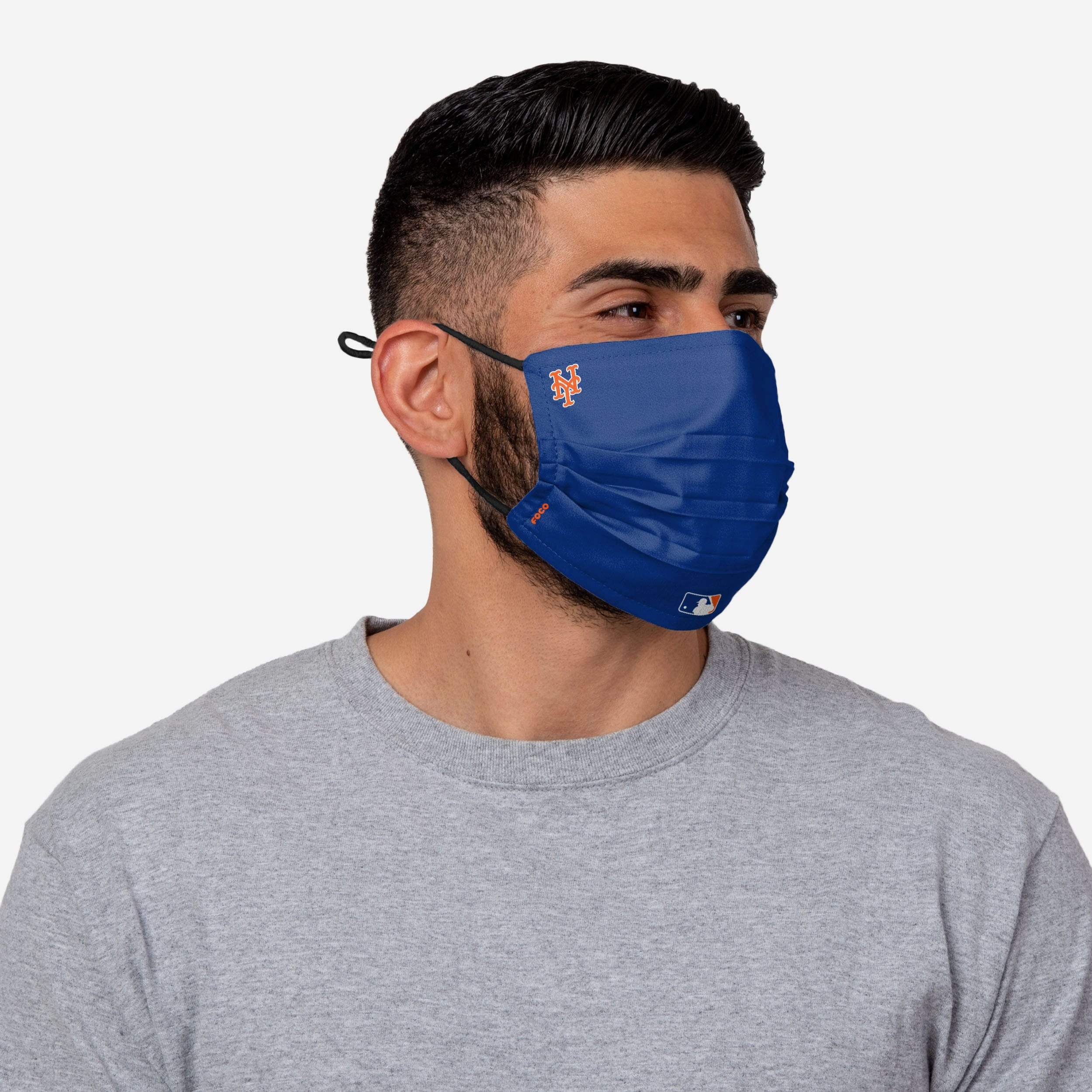 Jacob deGrom New York Mets On-Field Gameday Adjustable Face Cover 2 Jacob deGrom New York Mets On-Field Gameday Adjustable Face Cover