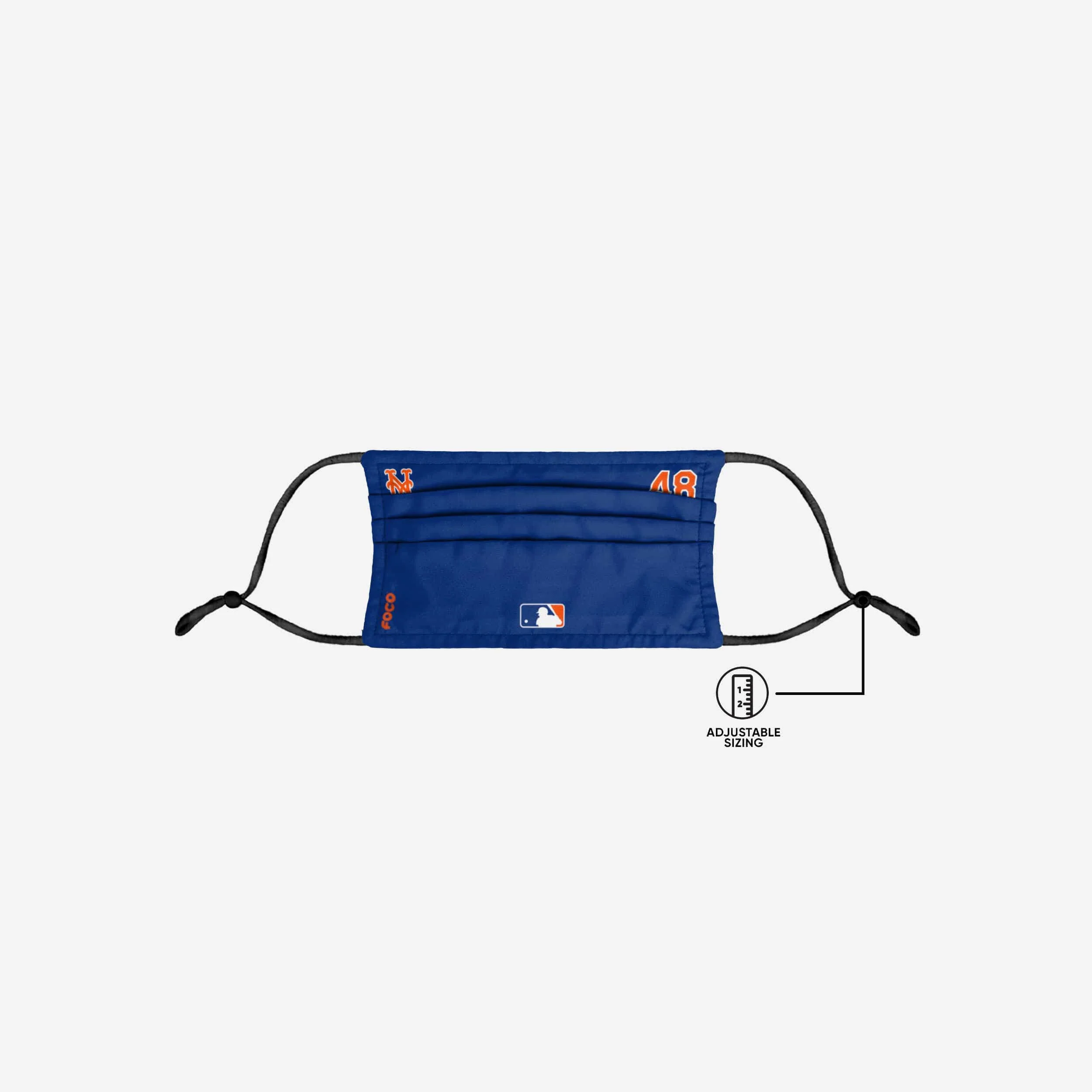 Jacob deGrom New York Mets On-Field Gameday Adjustable Face Cover 6 Jacob deGrom New York Mets On-Field Gameday Adjustable Face Cover