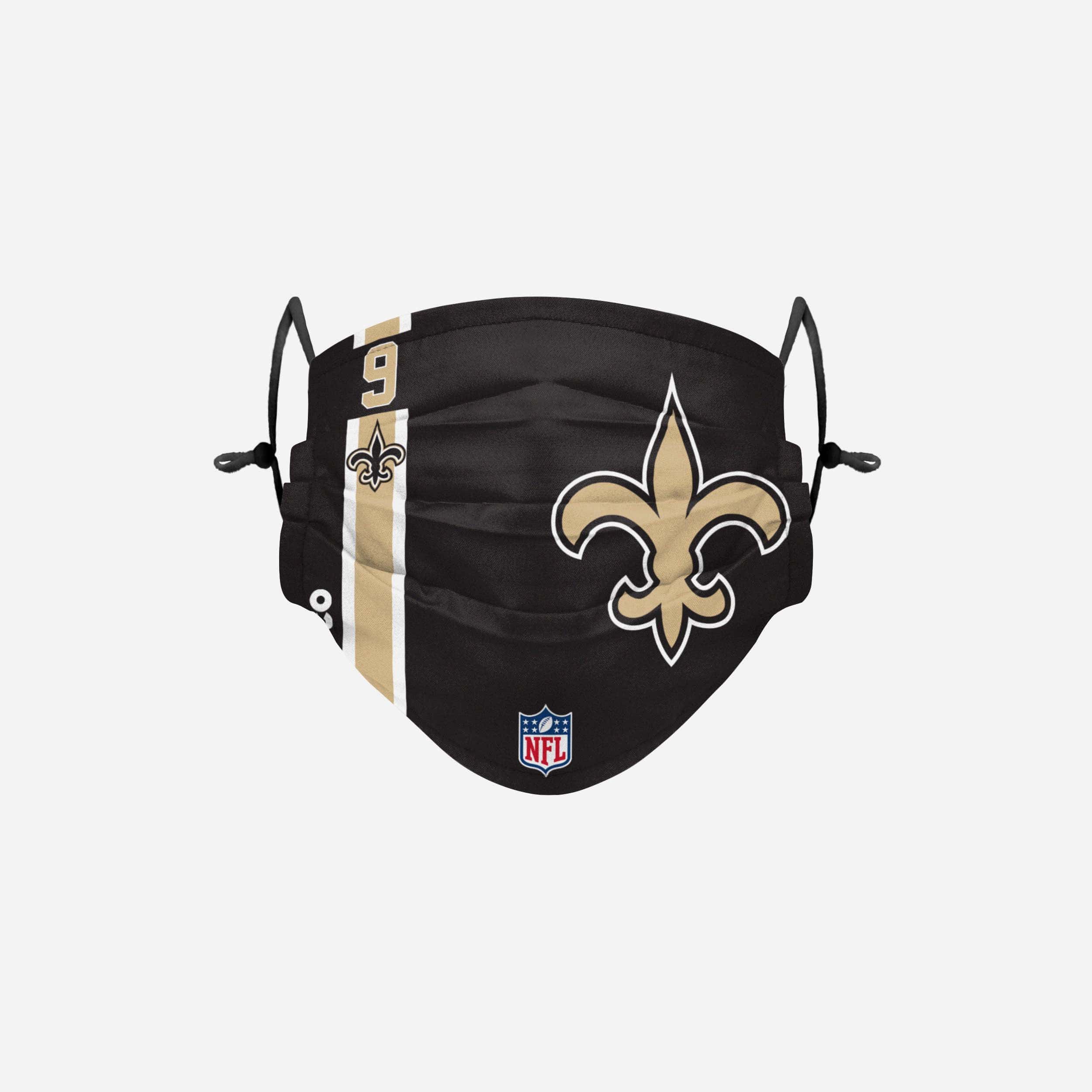 Drew Brees New Orleans Saints On-Field Sideline Logo Face Cover