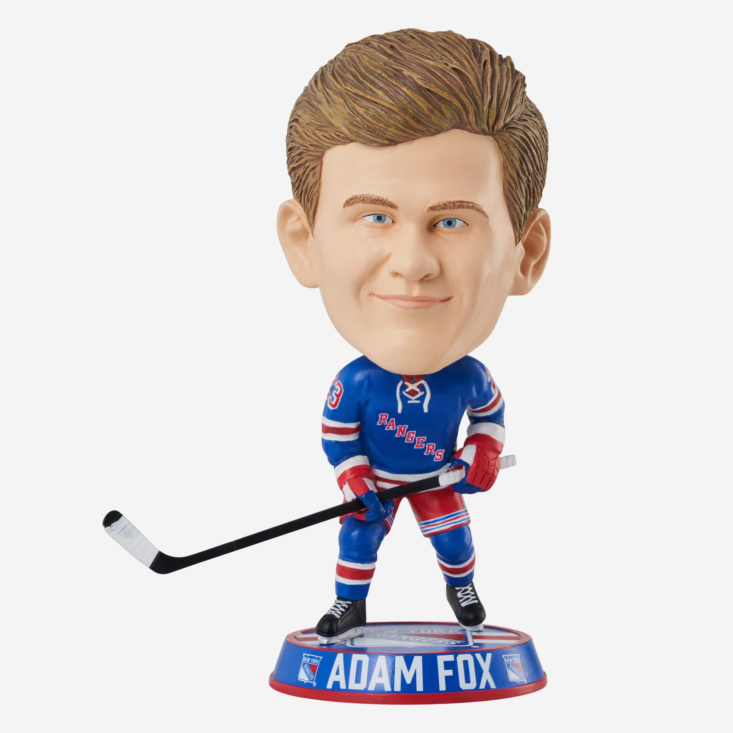 Adam Fox New York Rangers Bighead Bobblehead 1 Adam Fox New York Rangers Bighead Bobblehead