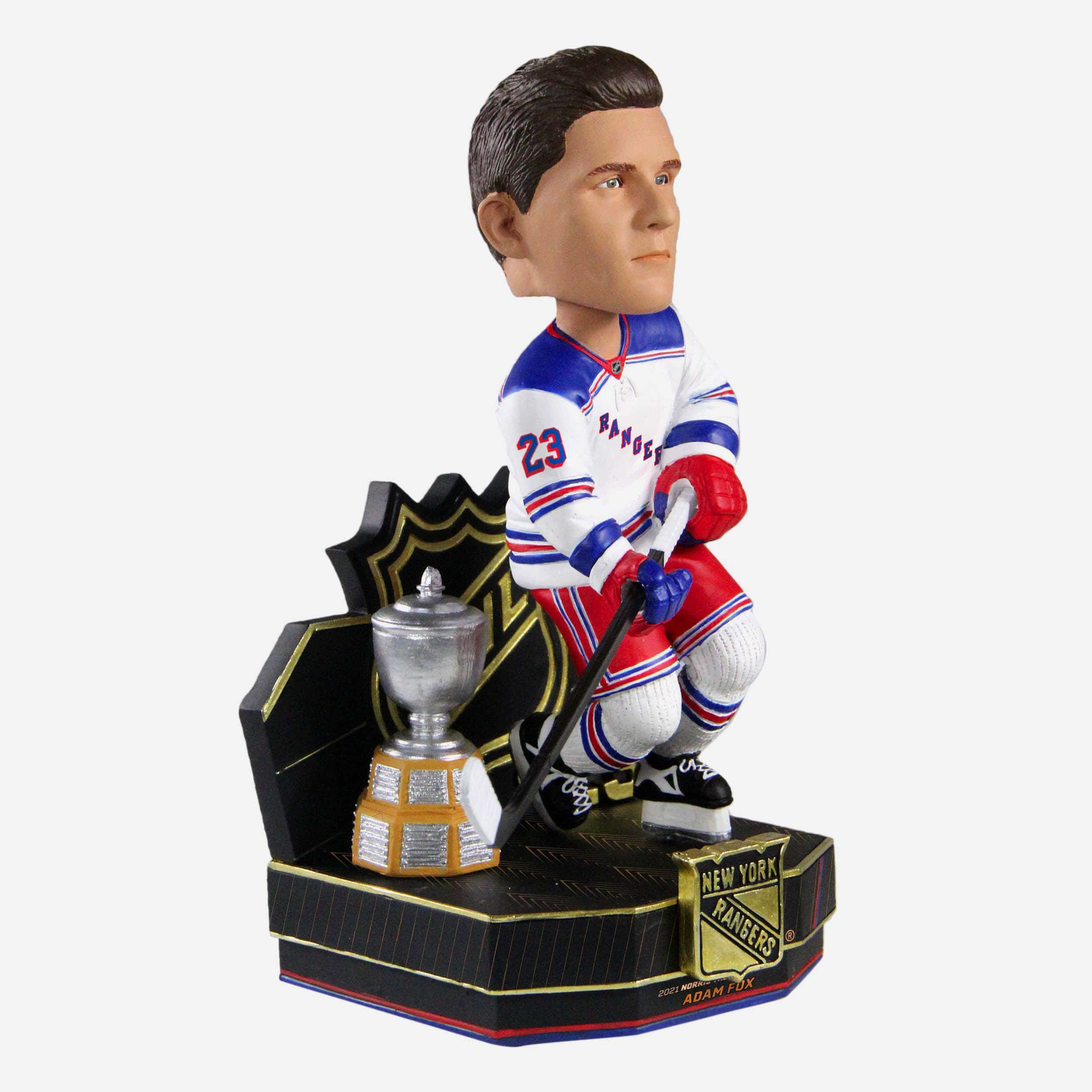 Adam Fox New York Rangers Norris Trophy Bobblehead 4 Adam Fox New York Rangers Norris Trophy Bobblehead