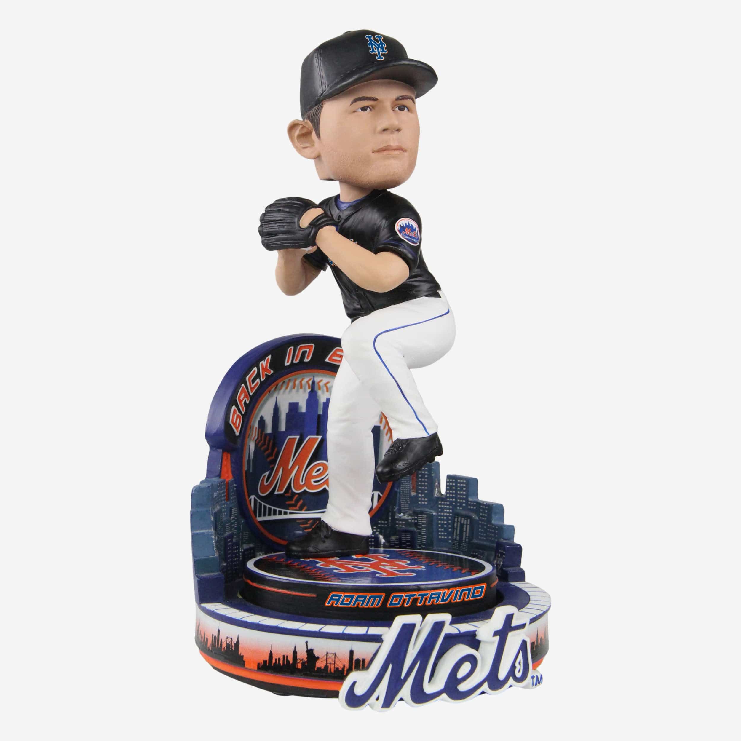 Adam Ottavino New York Mets Black Jersey Bobblehead 4 Adam Ottavino New York Mets Black Jersey Bobblehead