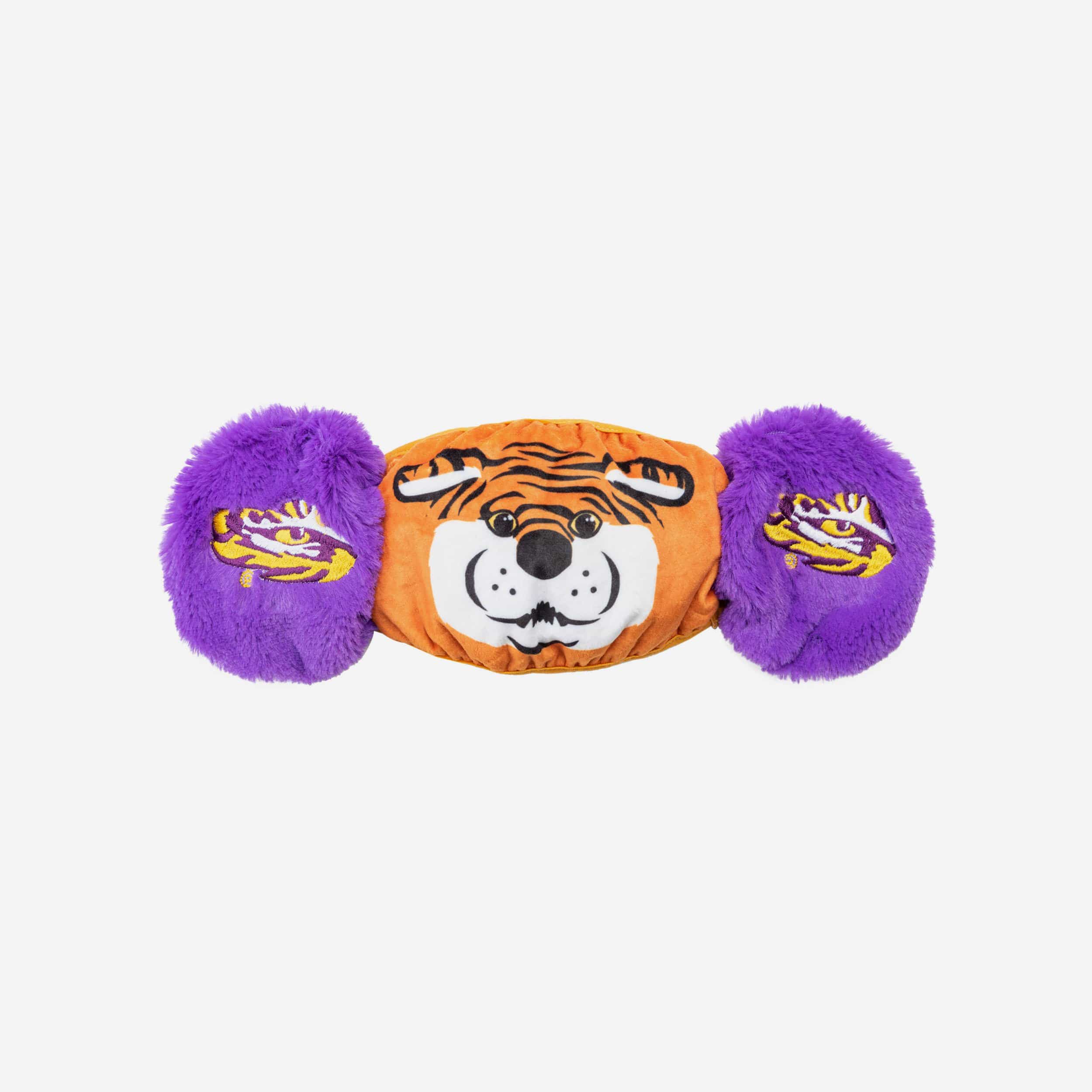 Mike The Tiger LSU Tigers Mascot Earmuff Face Cover 4 Mike The Tiger LSU Tigers Mascot Earmuff Face Cover
