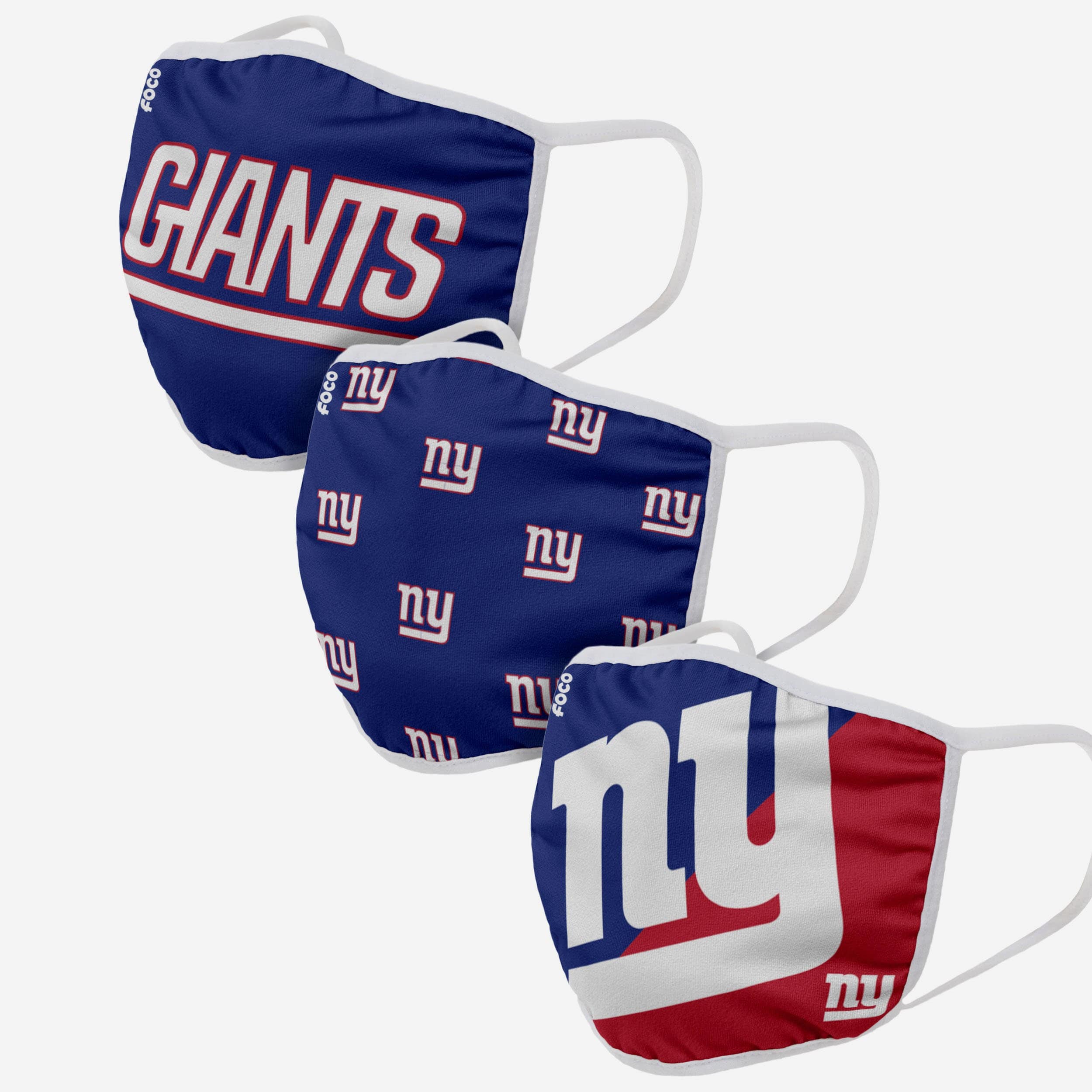New York Giants 3 Pack Face Cover