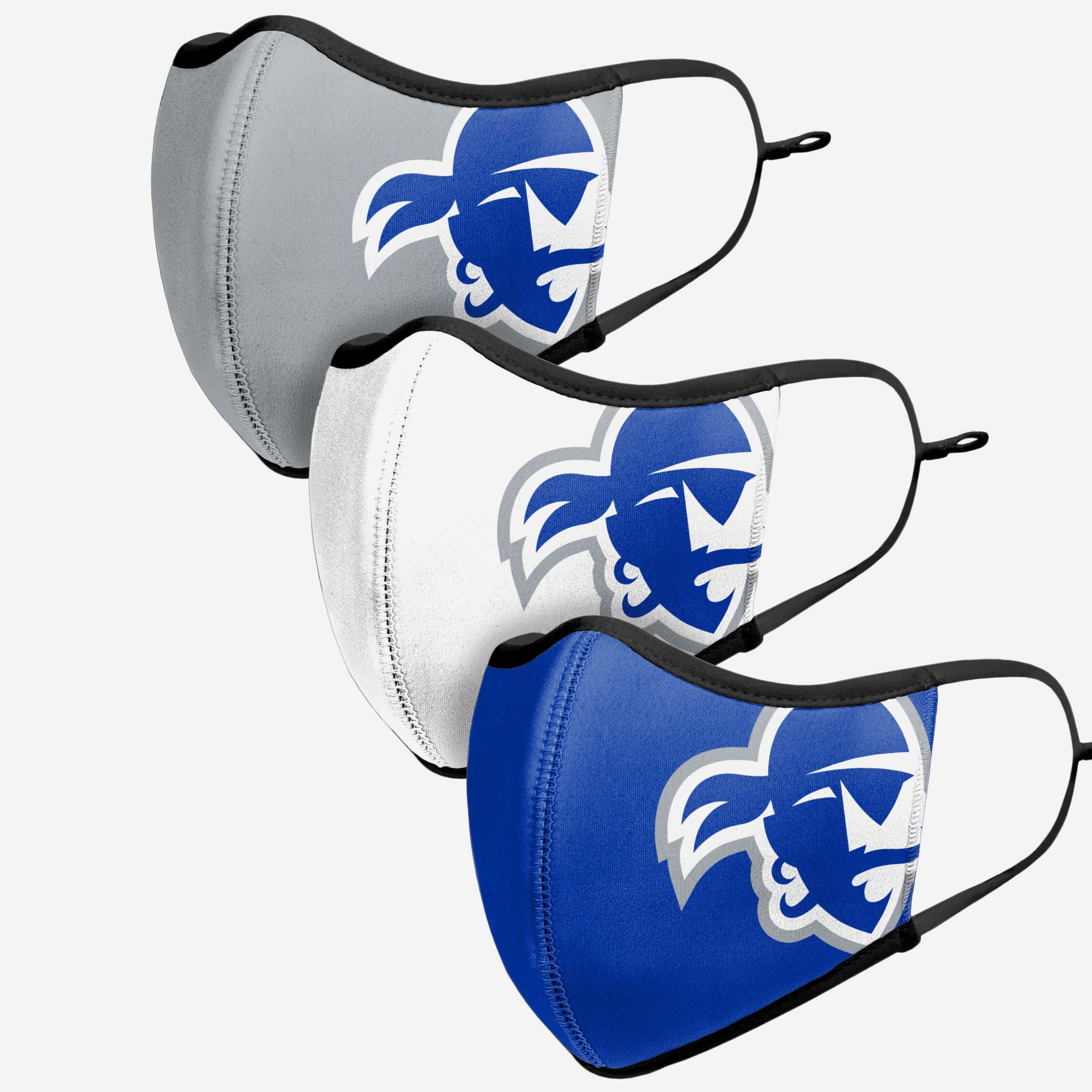 Seton Hall Pirates Sport 3 Pack Face Cover 4 Seton Hall Pirates Sport 3 Pack Face Cover