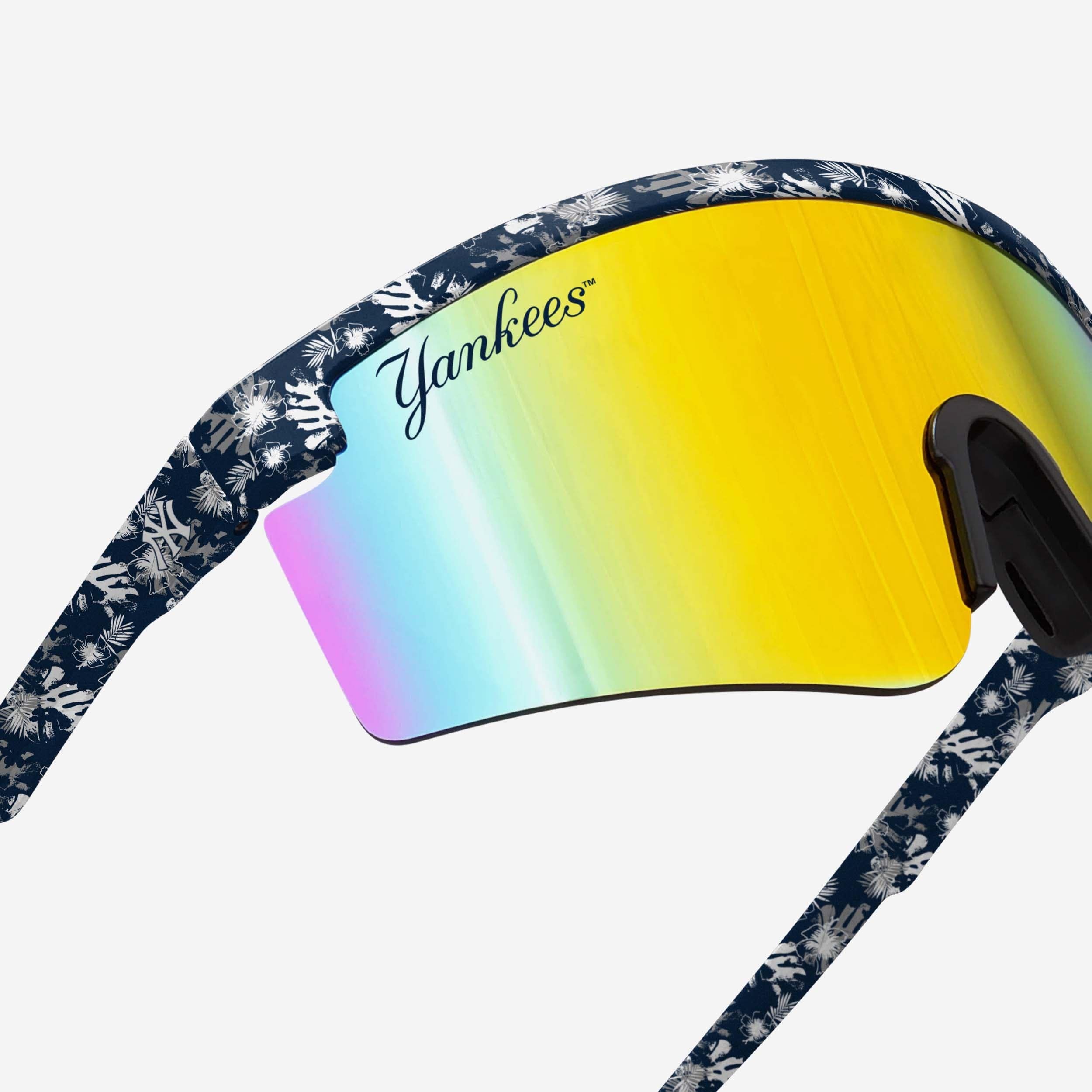 New York Yankees Floral Large Frame Sunglasses 4 New York Yankees Floral Large Frame Sunglasses