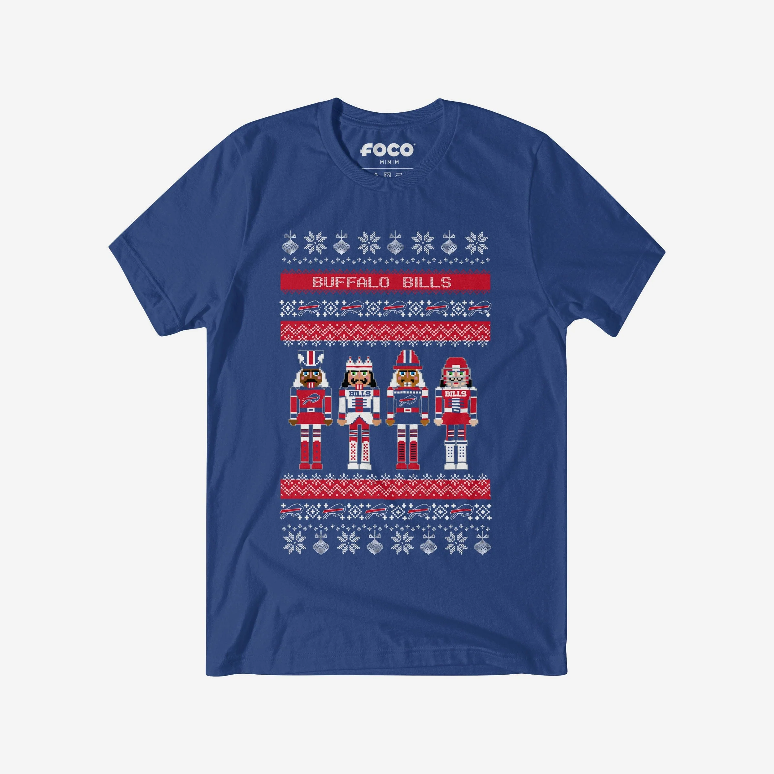 Buffalo Bills Holiday Nutcracker Sweater T-Shirt
