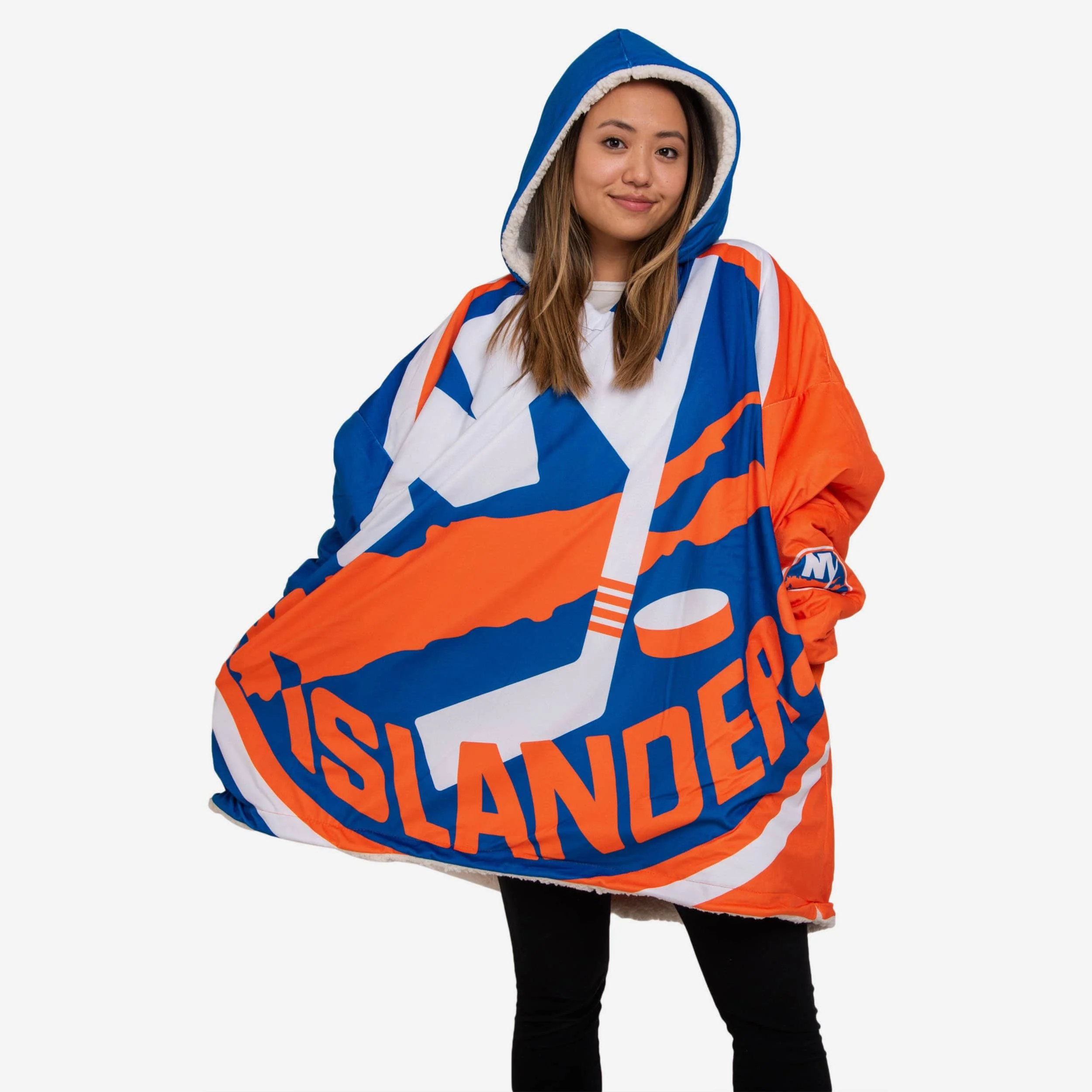 New York Islanders Reversible Colorblock Hoodeez 2 New York Islanders Reversible Colorblock Hoodeez