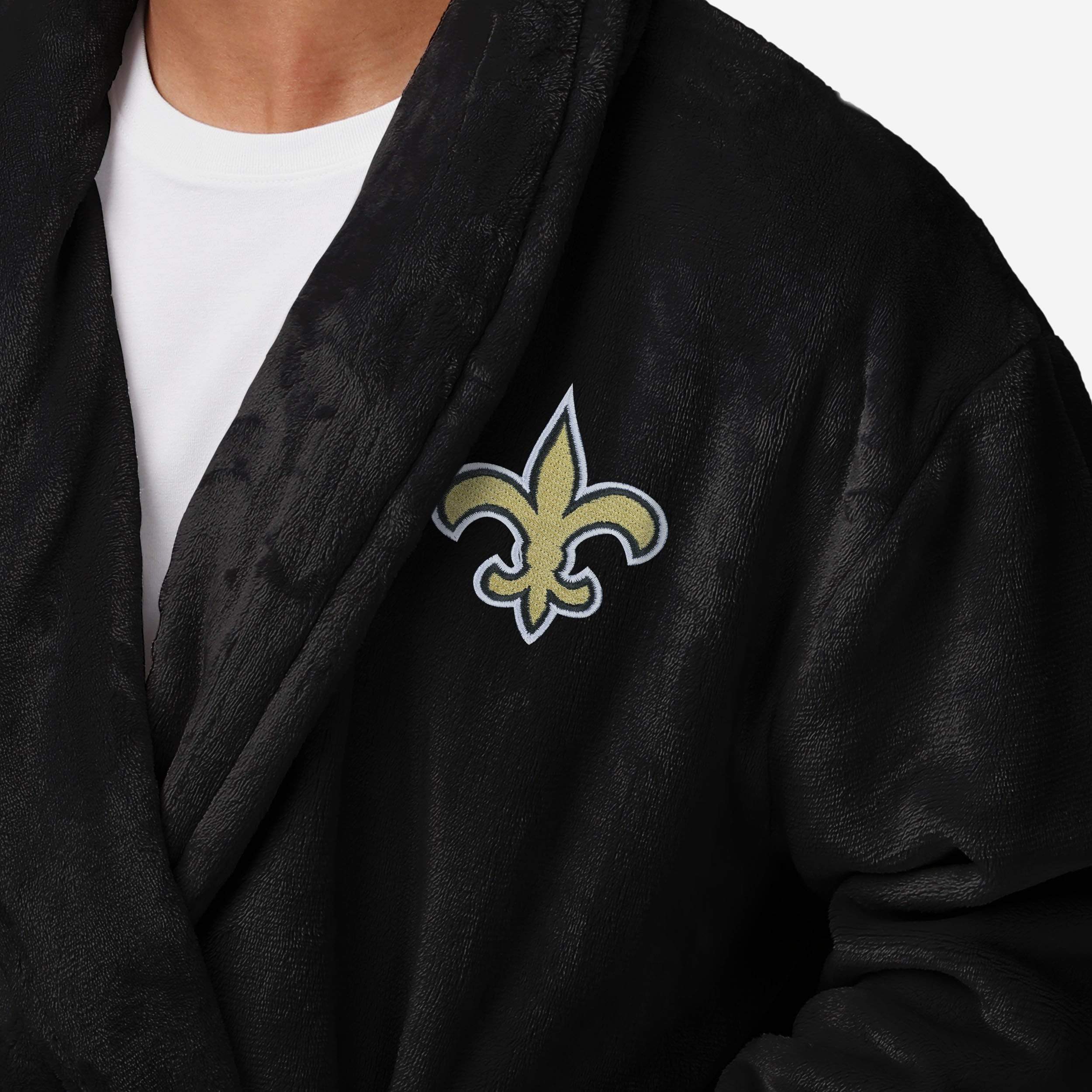 New Orleans Saints Lazy Day Team Robe 2 New Orleans Saints Lazy Day Team Robe