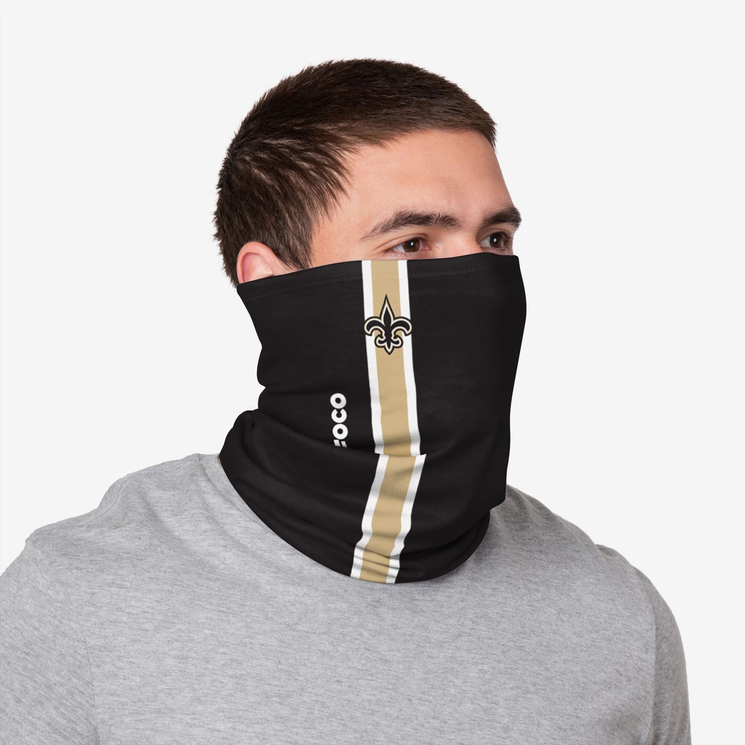 New Orleans Saints On-Field Sideline Gaiter Scarf 3 New Orleans Saints On-Field Sideline Gaiter Scarf