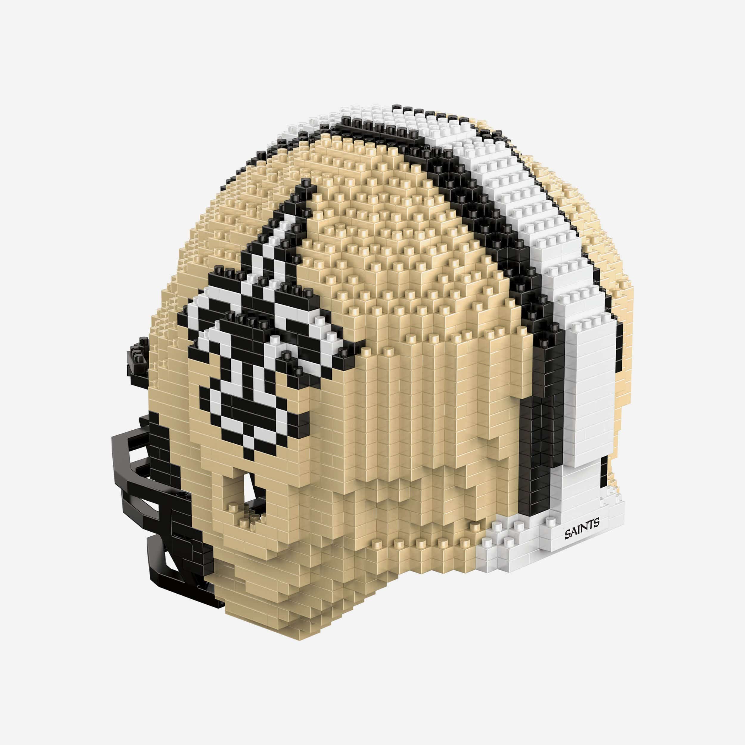 New Orleans Saints Replica BRXLZ Mini Helmet 4 New Orleans Saints Replica BRXLZ Mini Helmet
