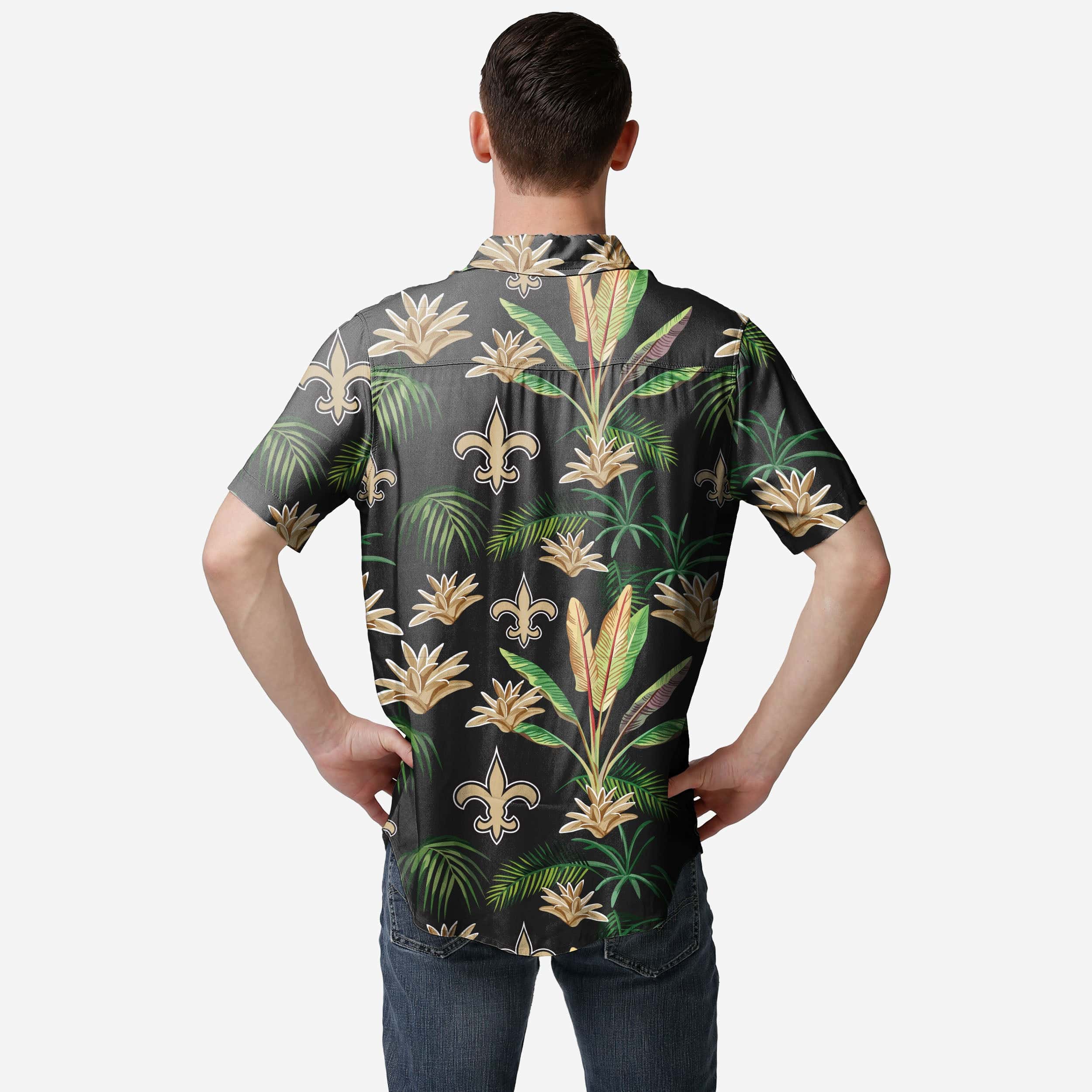 New Orleans Saints Victory Vacay Button Up Shirt 2 New Orleans Saints Victory Vacay Button Up Shirt