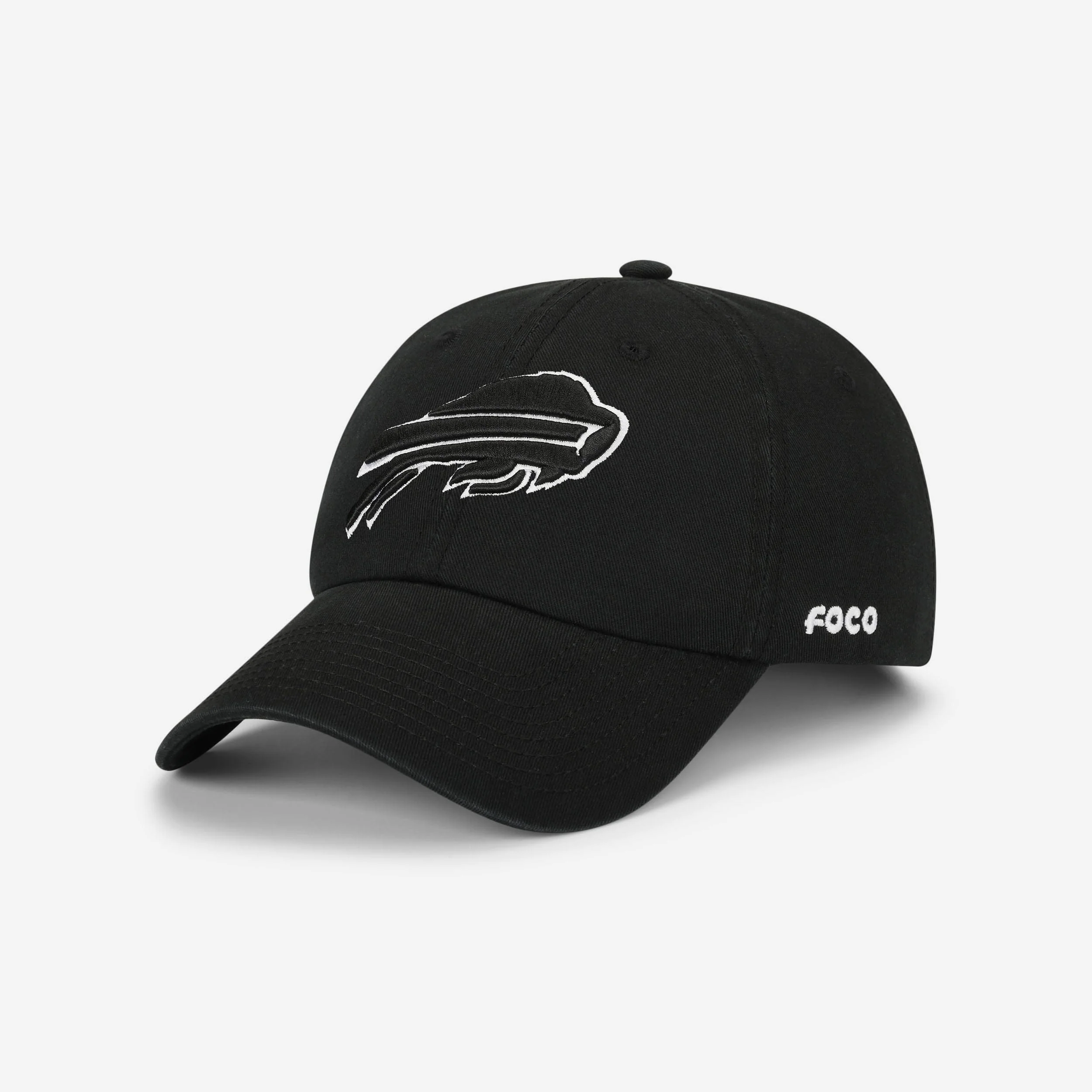 Buffalo Bills Black & White Casual Cap