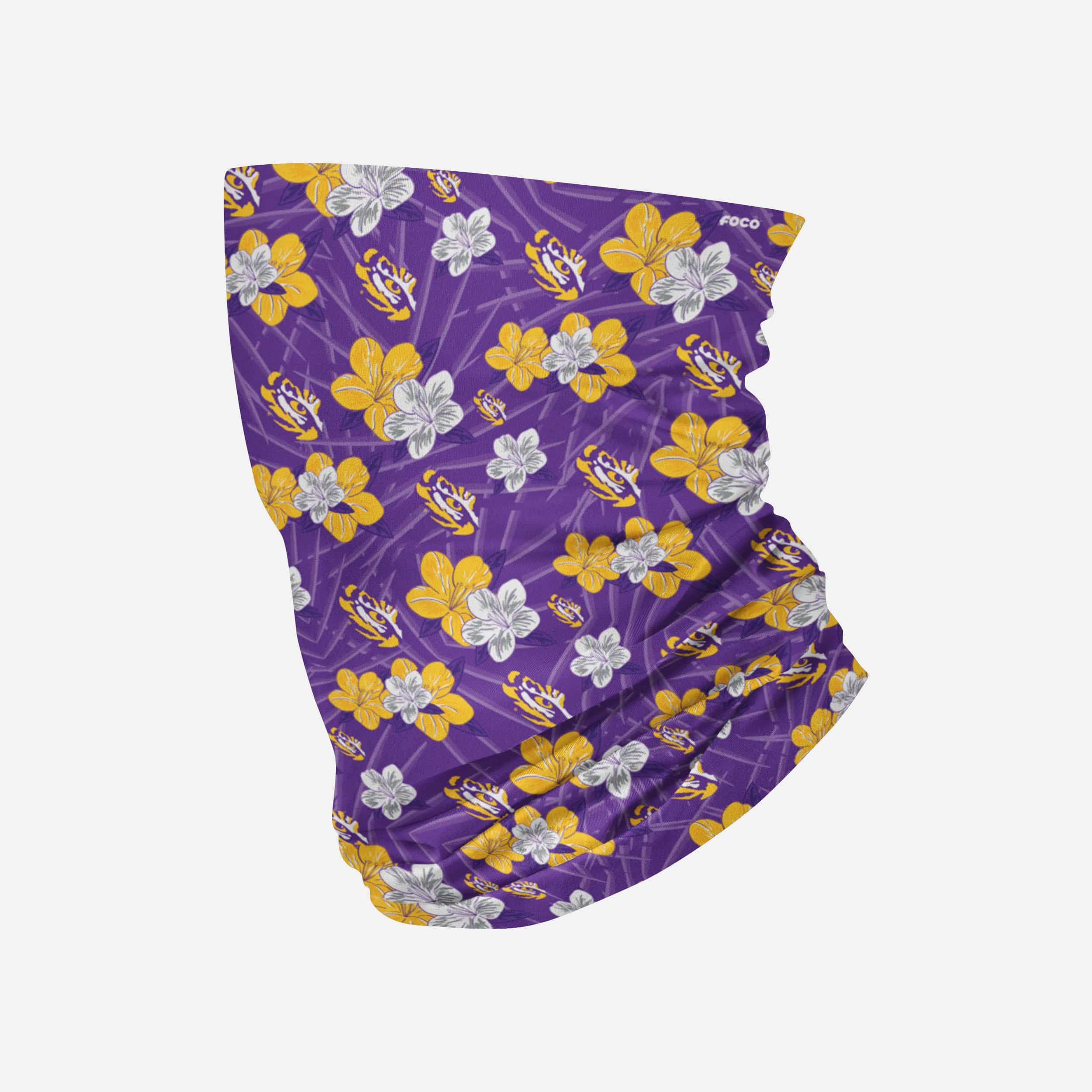 LSU Tigers Hibiscus Gaiter Scarf