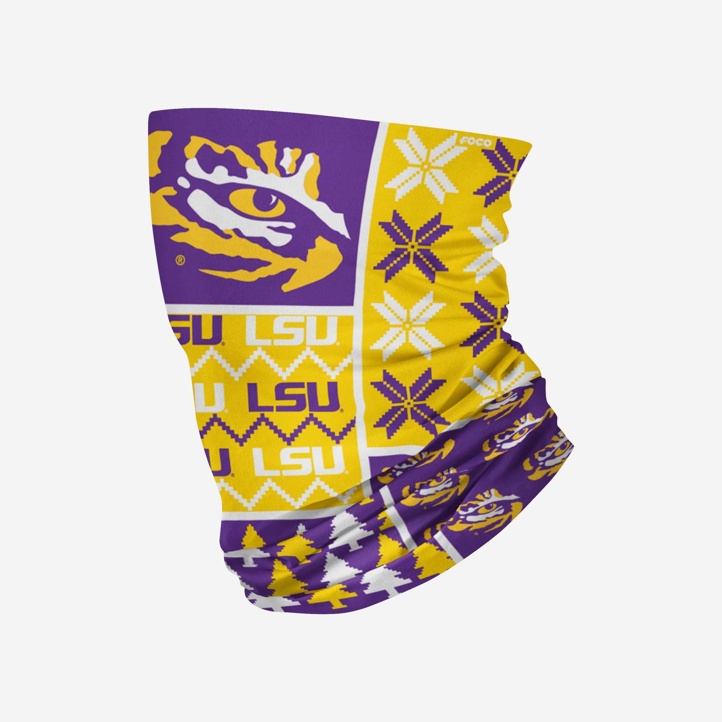 LSU Tigers Busy Block Gaiter Scarf