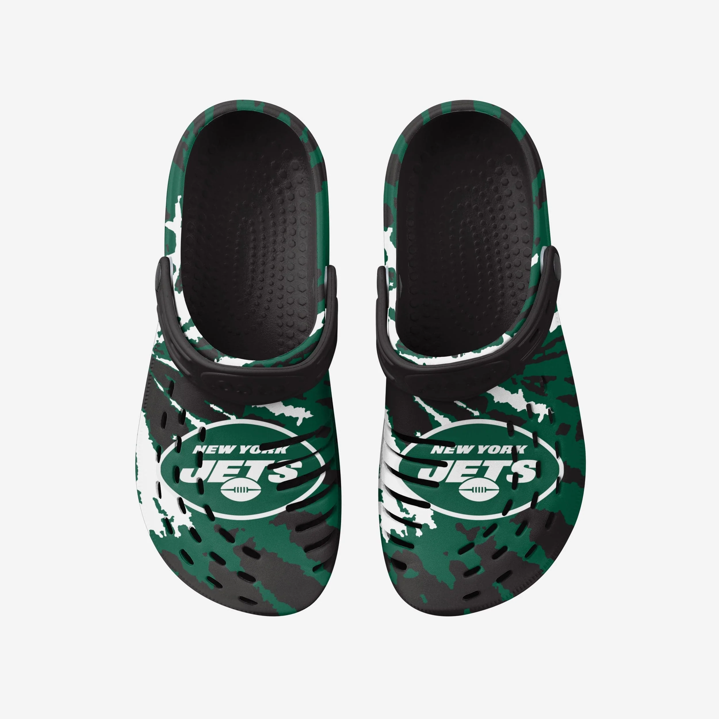 New York Jets Tie-Dye Clog With Strap 4 New York Jets Tie-Dye Clog With Strap