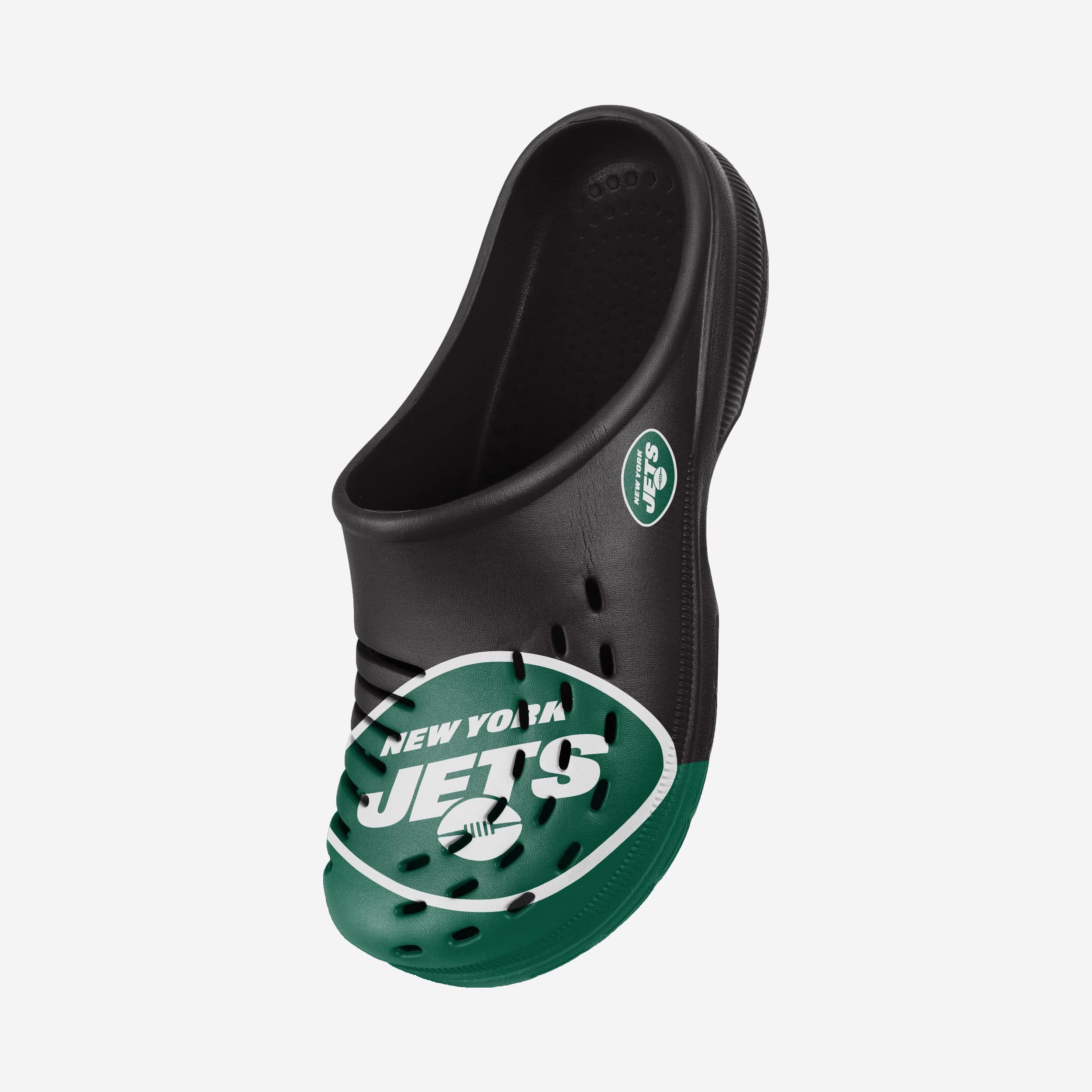 New York Jets Colorblock Big Logo Clog 2 New York Jets Colorblock Big Logo Clog