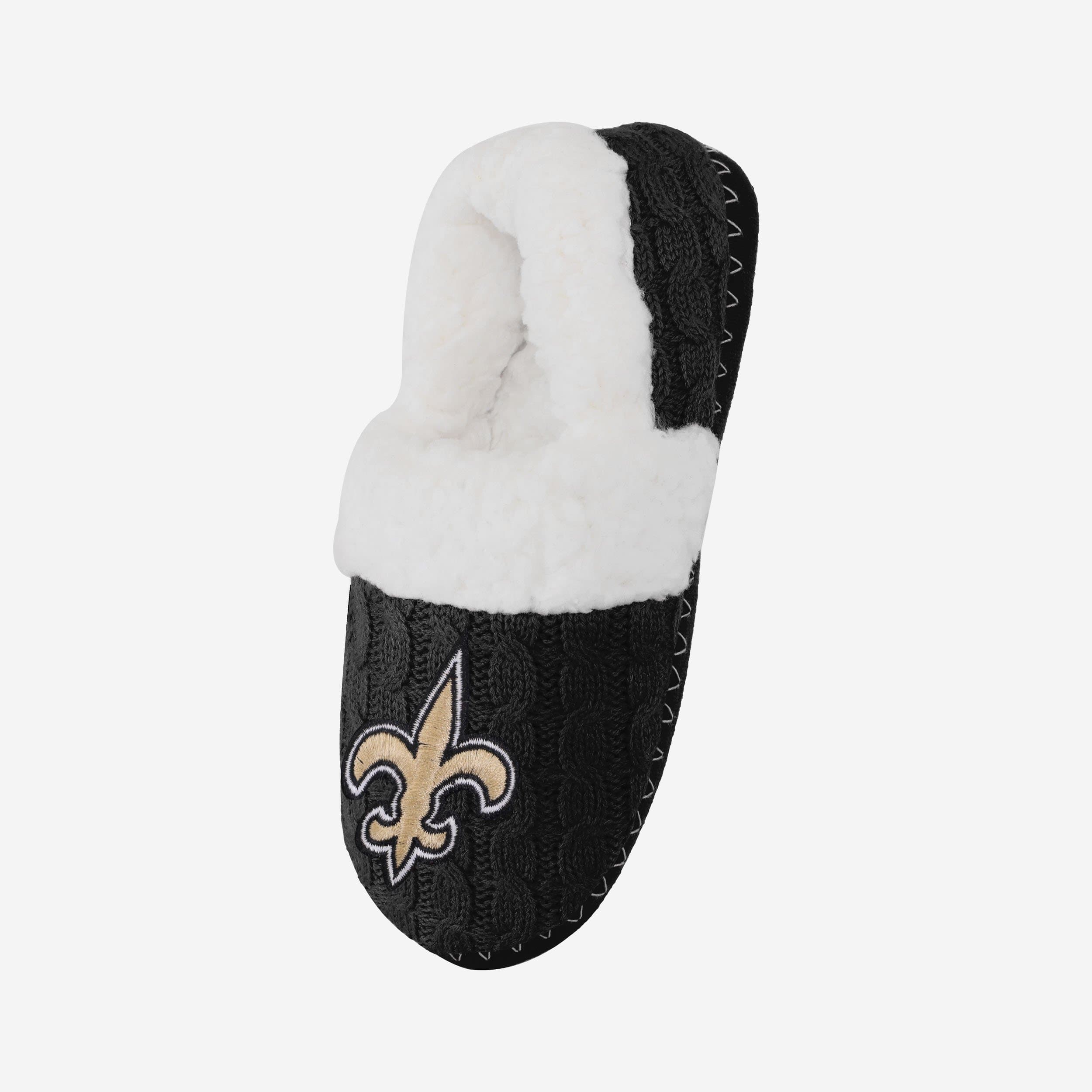 New Orleans Saints Womens Team Color Moccasin Slipper 3 New Orleans Saints Womens Team Color Moccasin Slipper