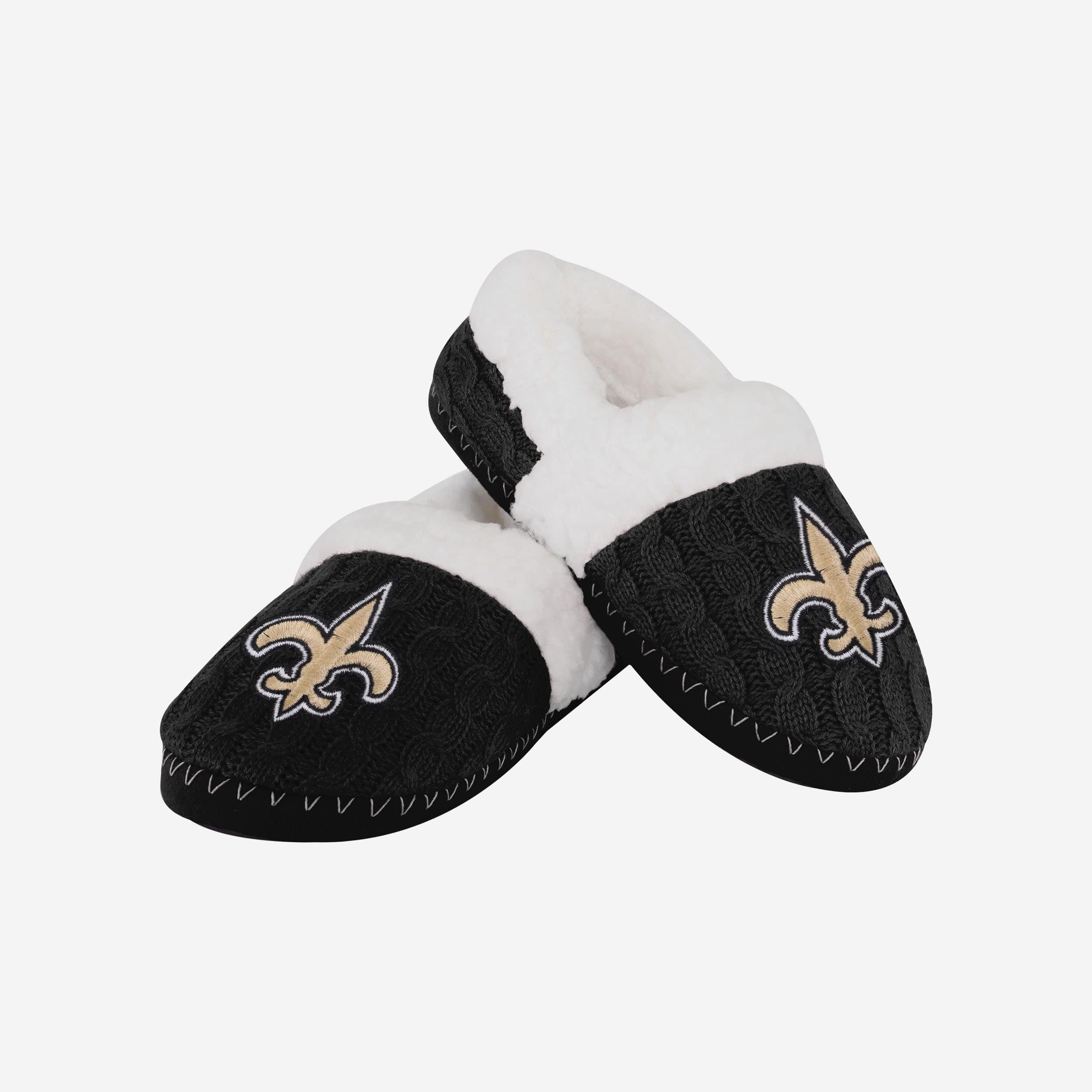 New Orleans Saints Womens Team Color Moccasin Slipper 4 New Orleans Saints Womens Team Color Moccasin Slipper