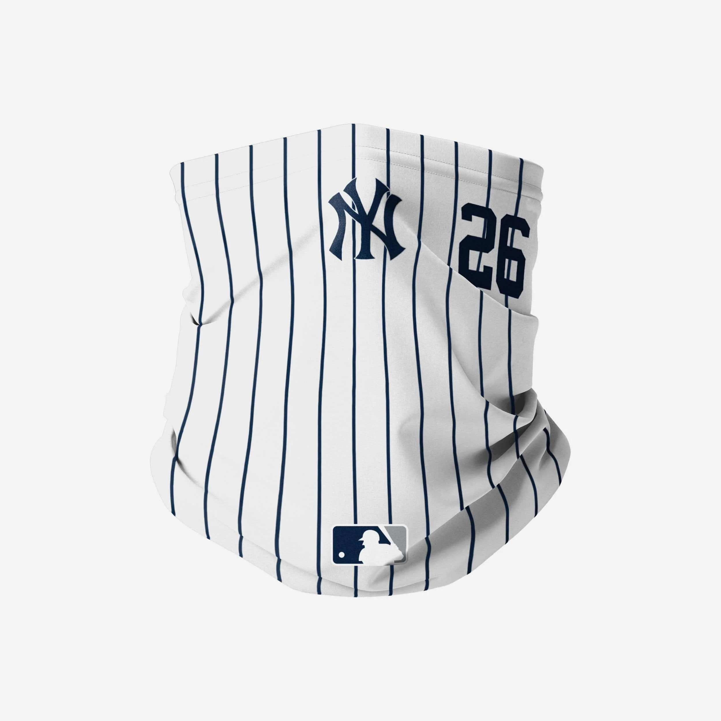 DJ LeMahieu New York Yankees On-Field Gameday Pinstripe Stitched Gaiter Scarf