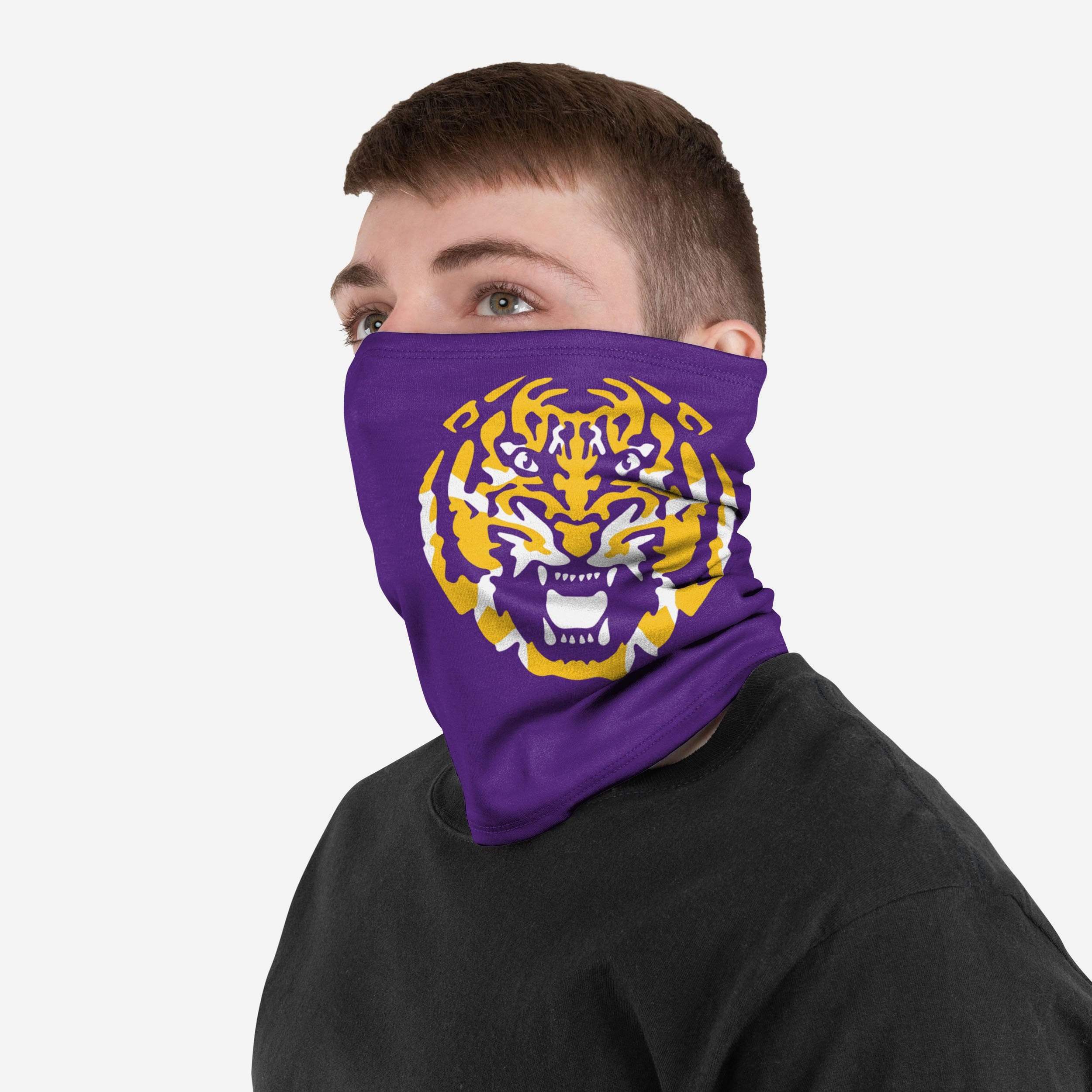 LSU Tigers On-Field Sideline Logo Gaiter Scarf 3 LSU Tigers On-Field Sideline Logo Gaiter Scarf