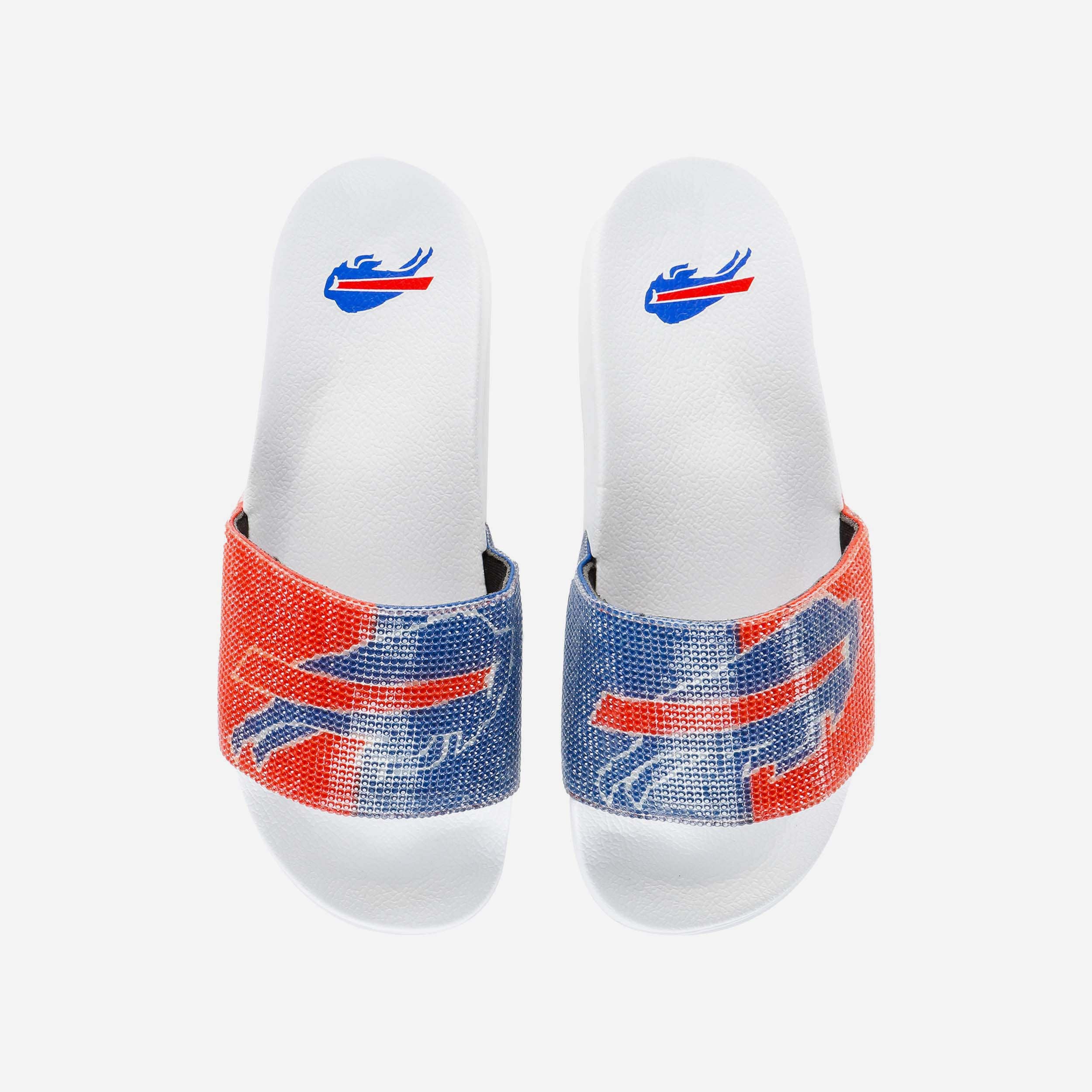 Buffalo Bills Womens Big Logo Shimmer Slide