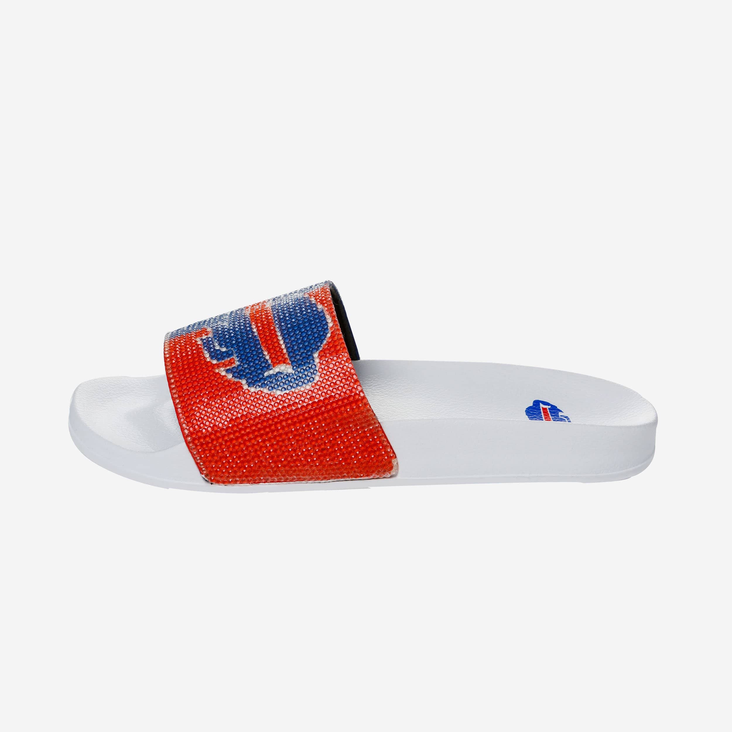 Buffalo Bills Womens Big Logo Shimmer Slide 4 Buffalo Bills Womens Big Logo Shimmer Slide