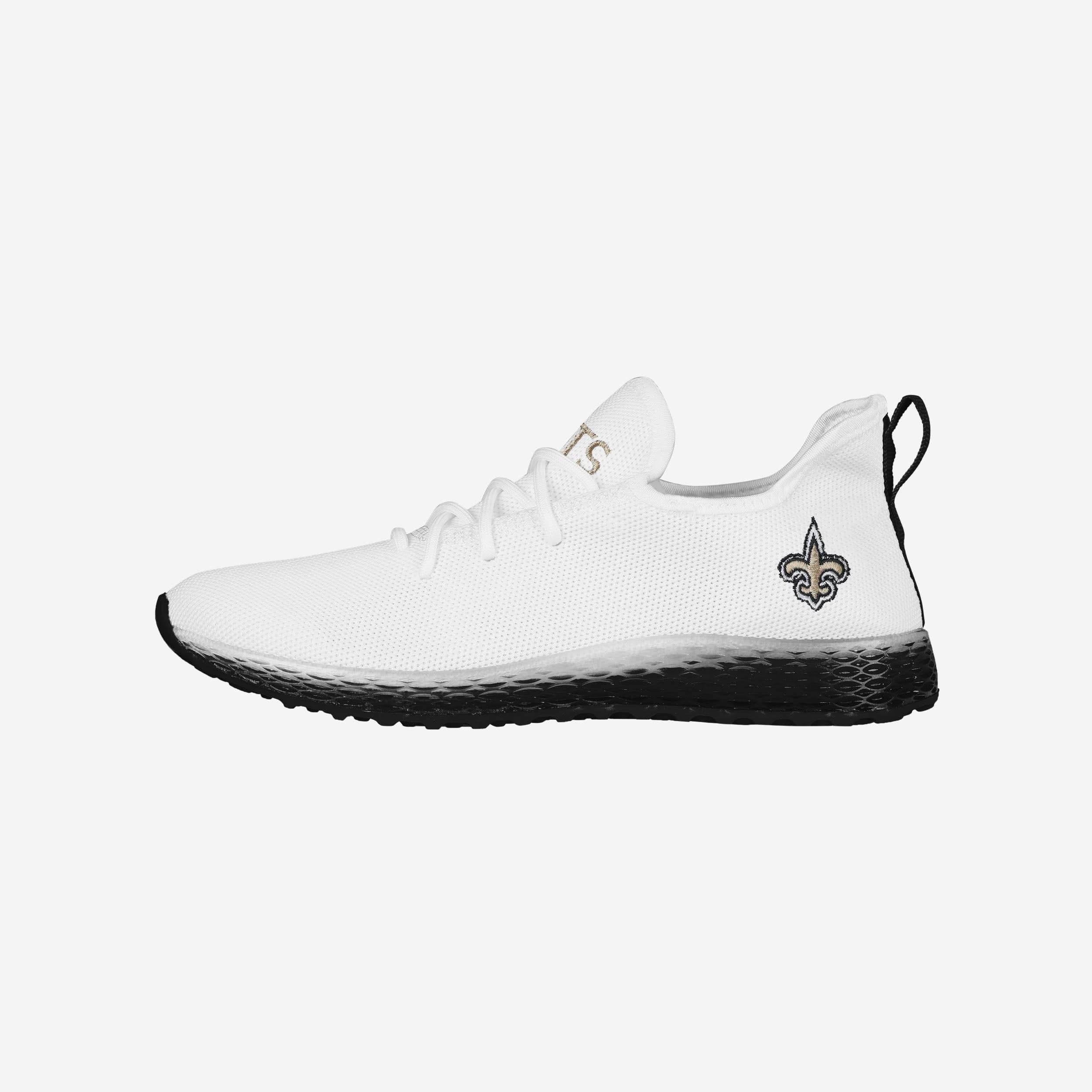 New Orleans Saints Gradient Midsole White Sneakers