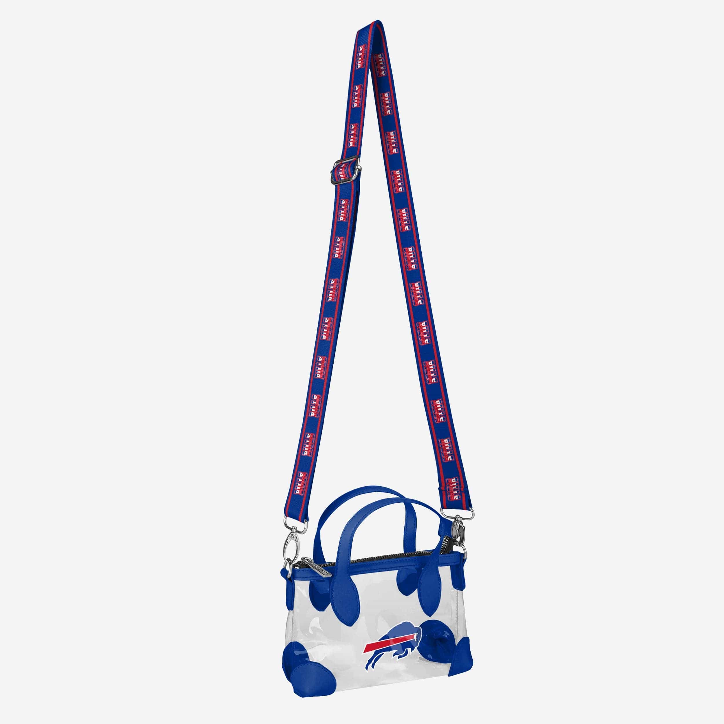Buffalo Bills Big Logo Clear Crossbody Mini Purse 3 Buffalo Bills Big Logo Clear Crossbody Mini Purse