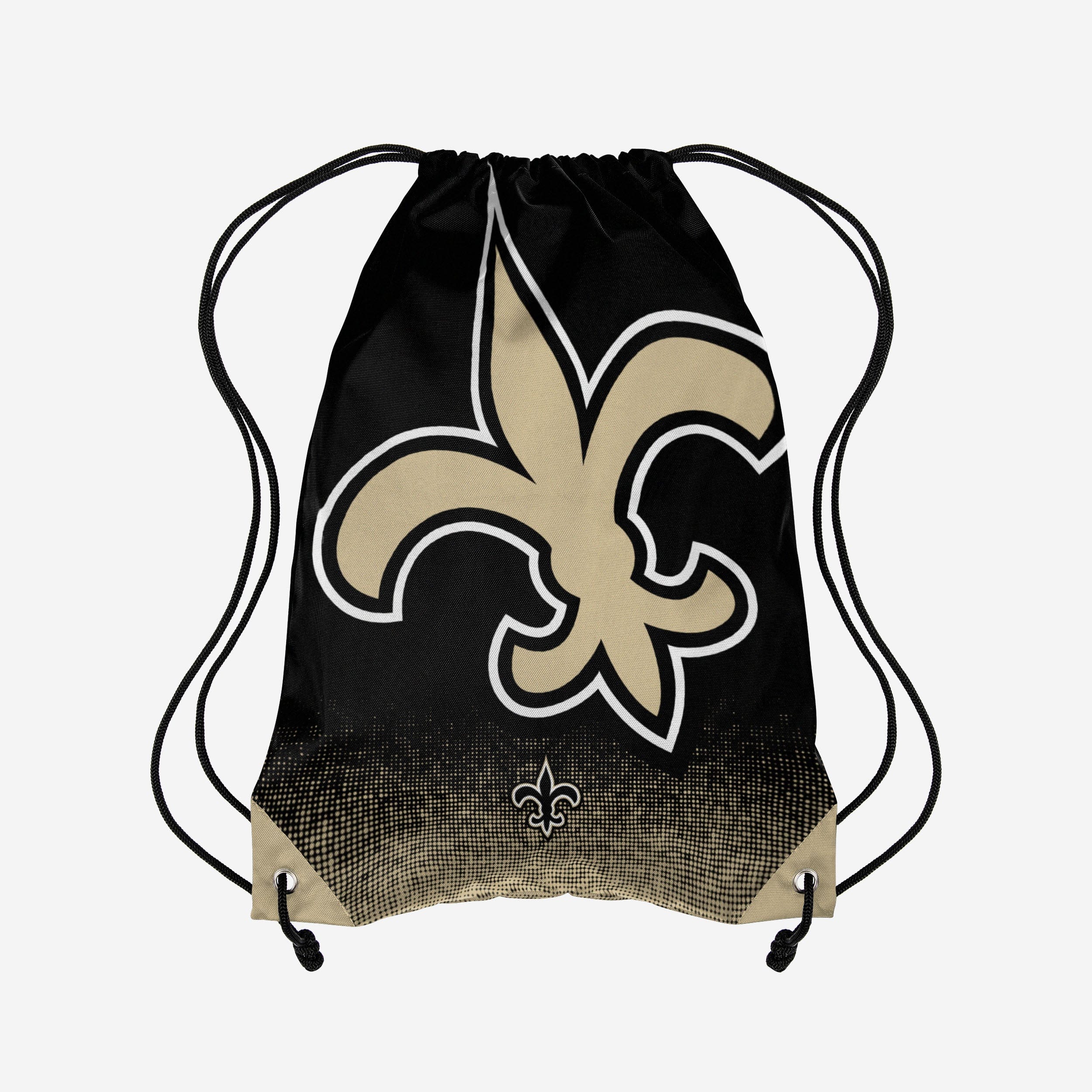 New Orleans Saints Gradient Drawstring Backpack 1 New Orleans Saints Gradient Drawstring Backpack