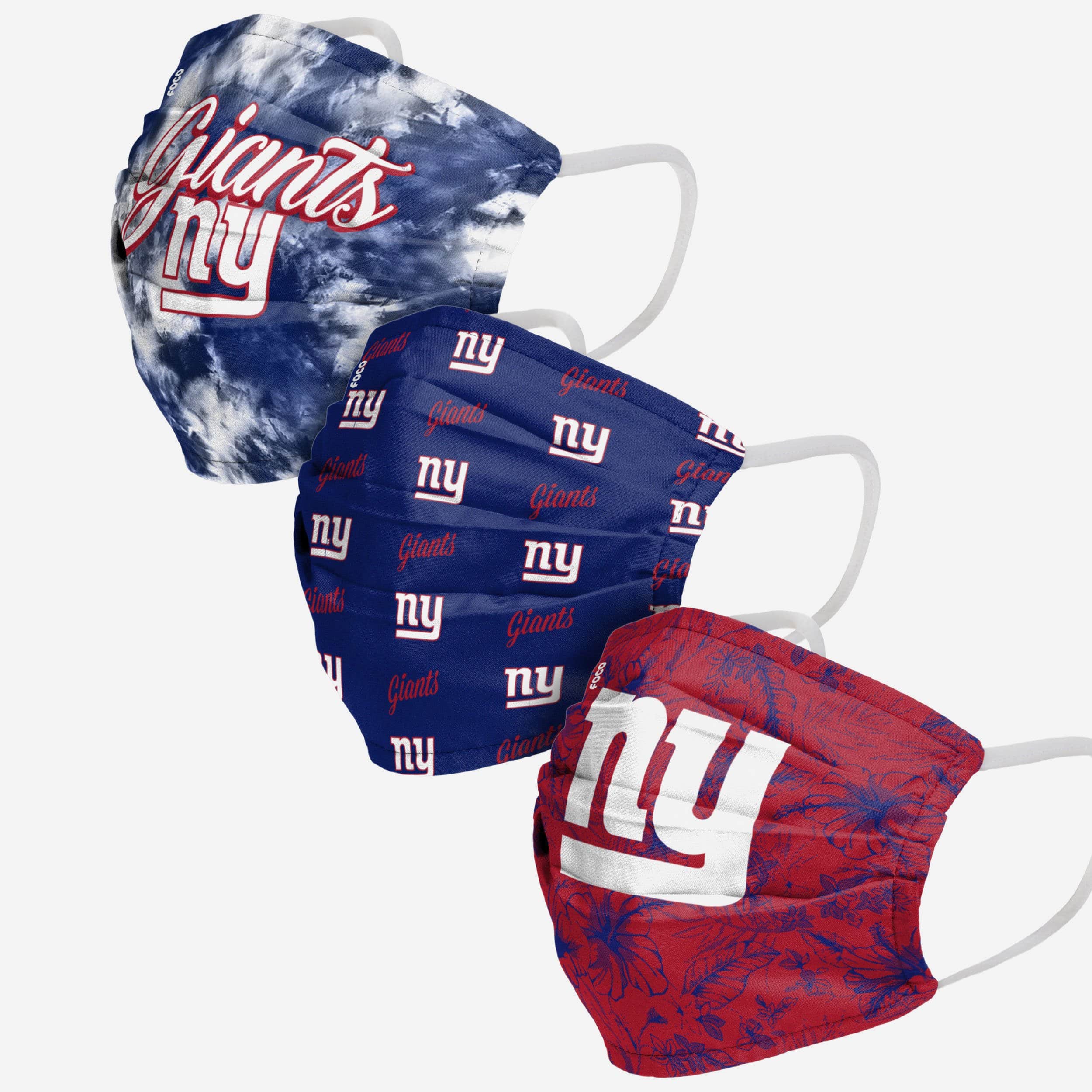 New York Giants Womens Matchday 3 Pack Face Cover 1 New York Giants Womens Matchday 3 Pack Face Cover
