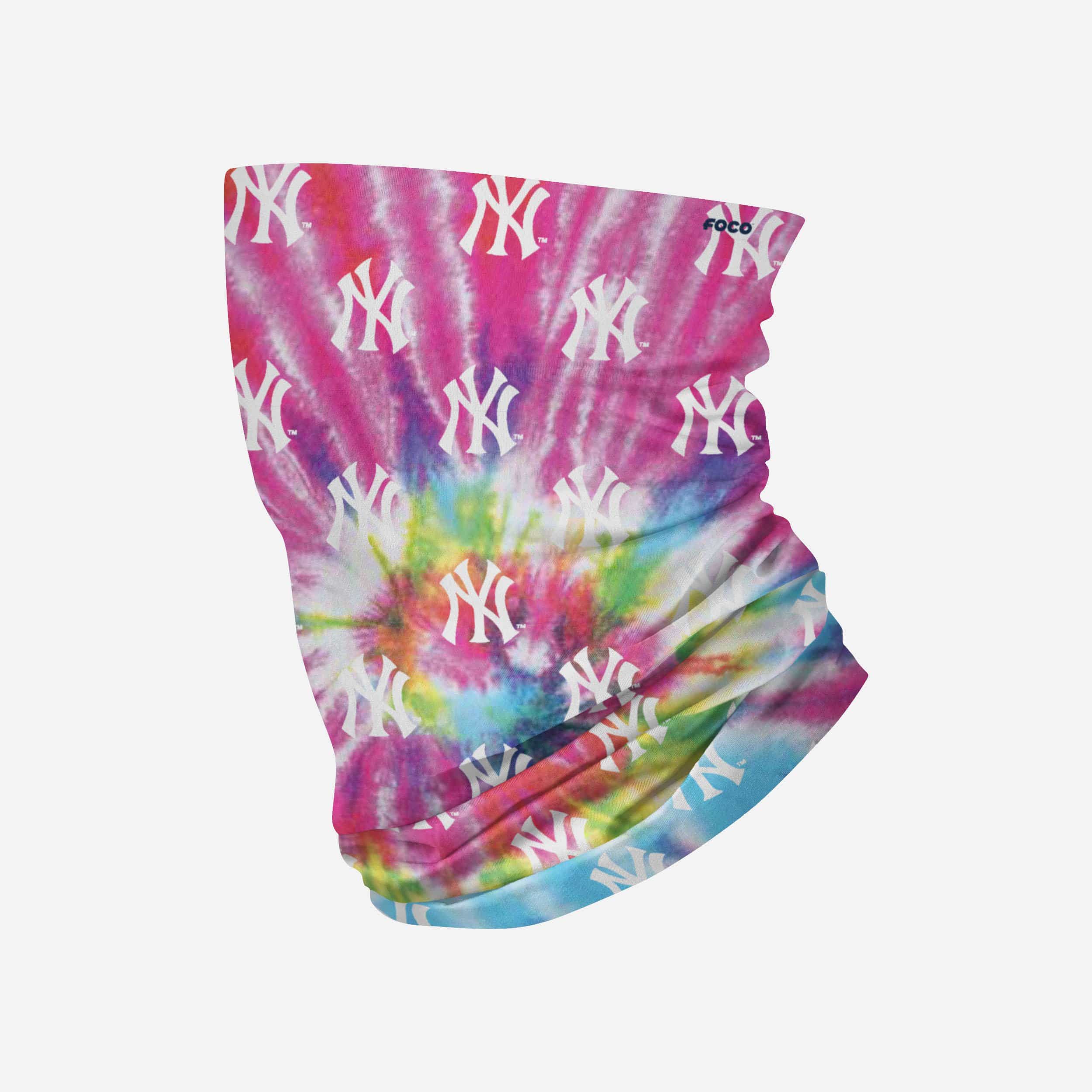 New York Yankees Pastel Tie-Dye Gaiter Scarf