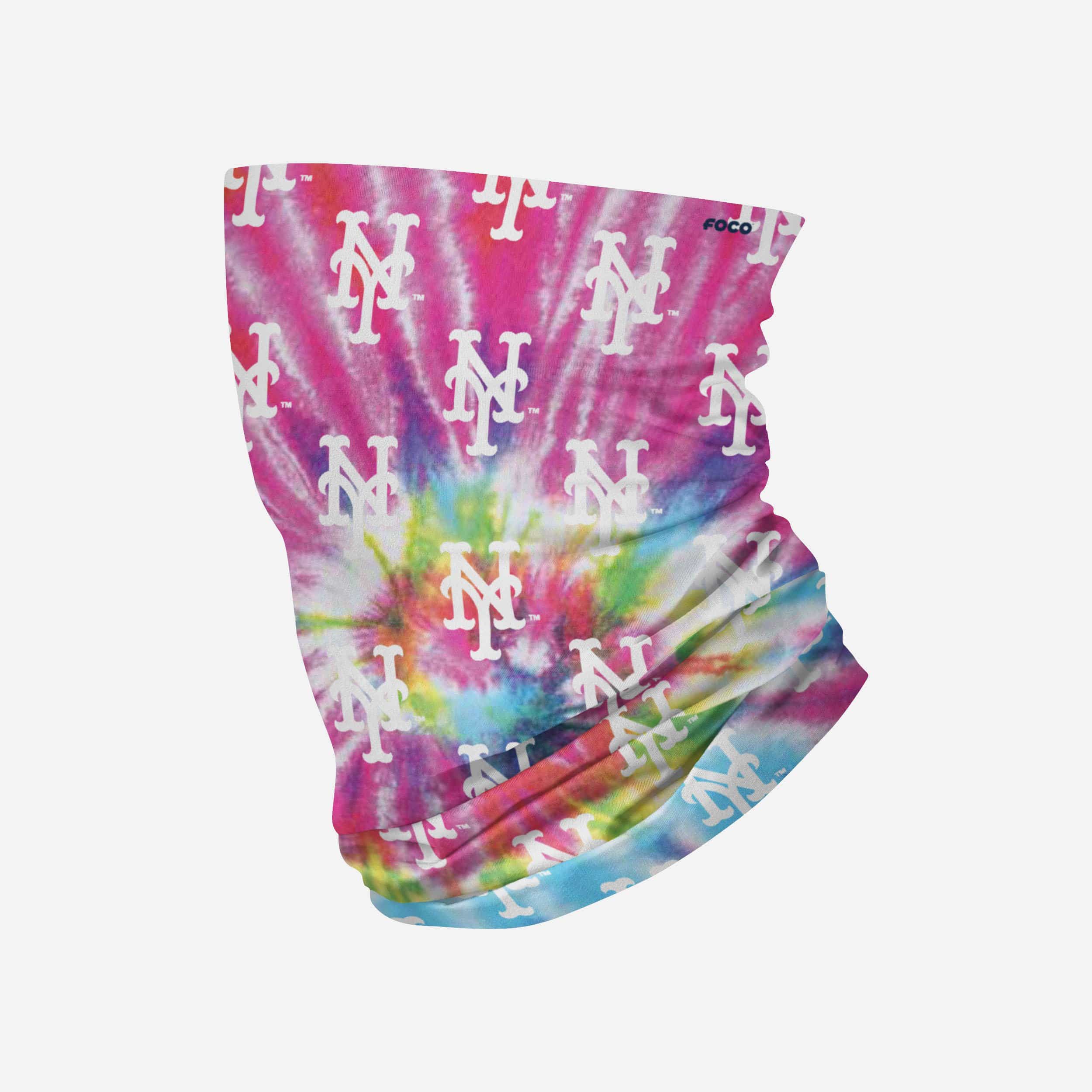 New York Mets Pastel Tie-Dye Gaiter Scarf