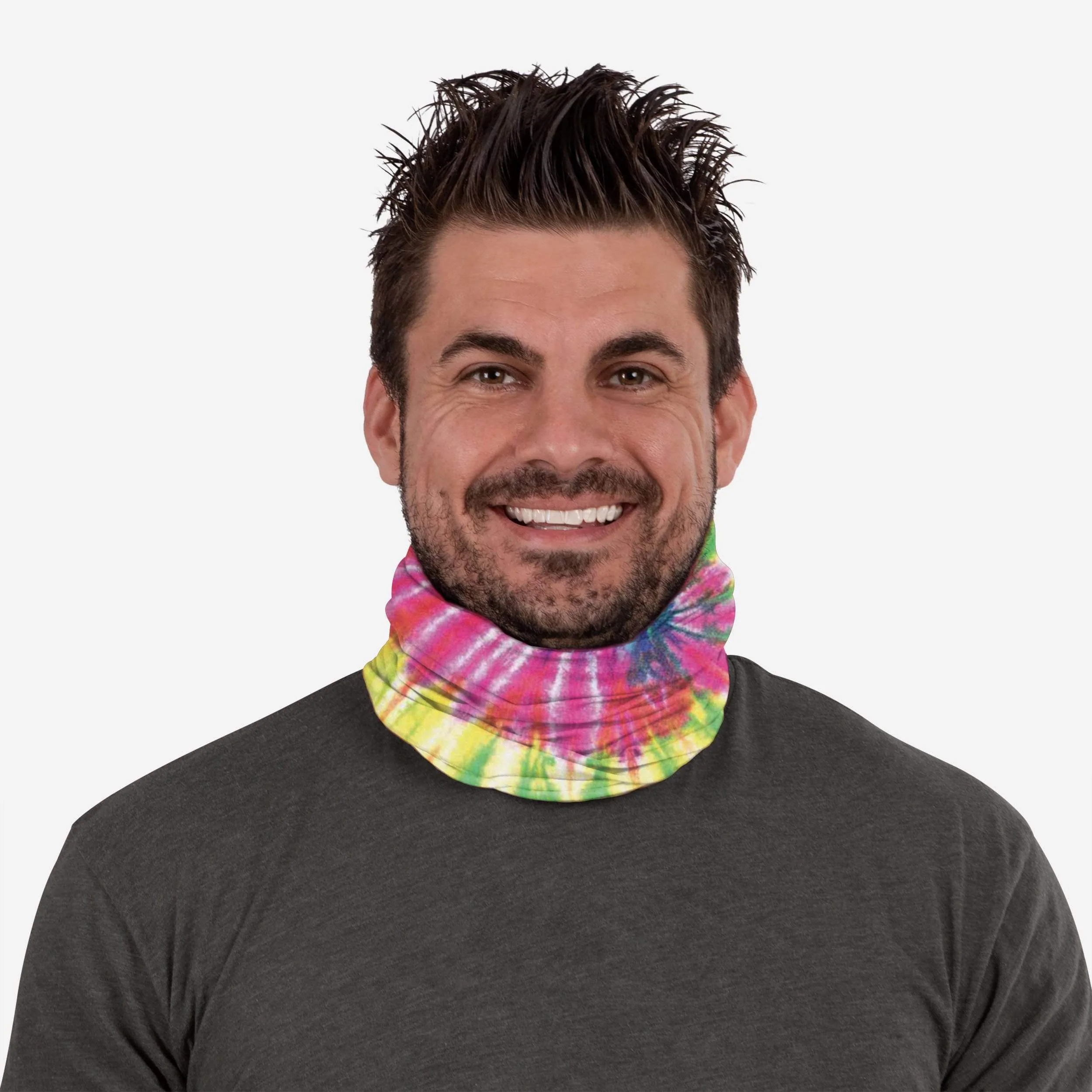 New York Mets Pastel Tie-Dye Gaiter Scarf 3 New York Mets Pastel Tie-Dye Gaiter Scarf