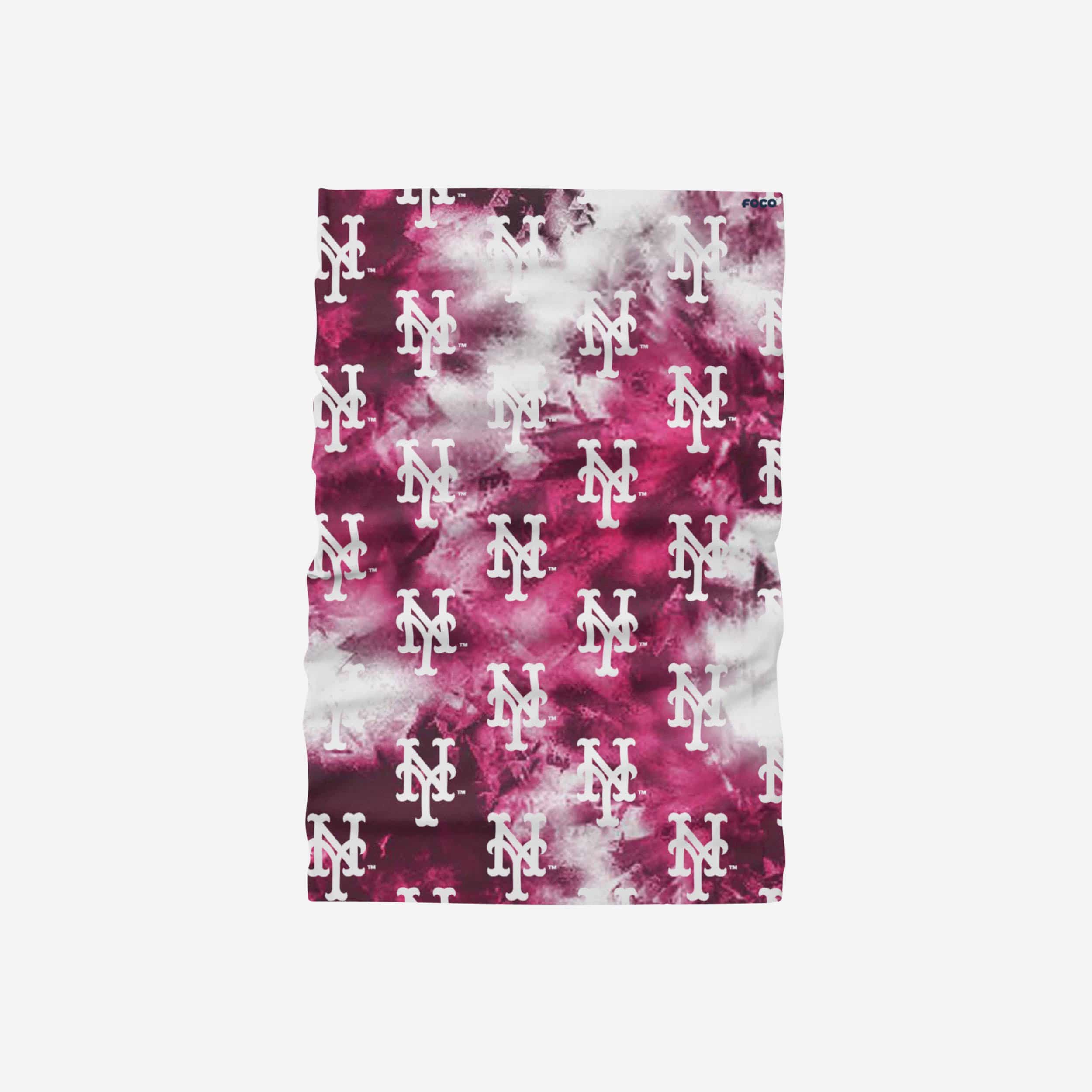 New York Mets Pink Tie-Dye Gaiter Scarf 2 New York Mets Pink Tie-Dye Gaiter Scarf