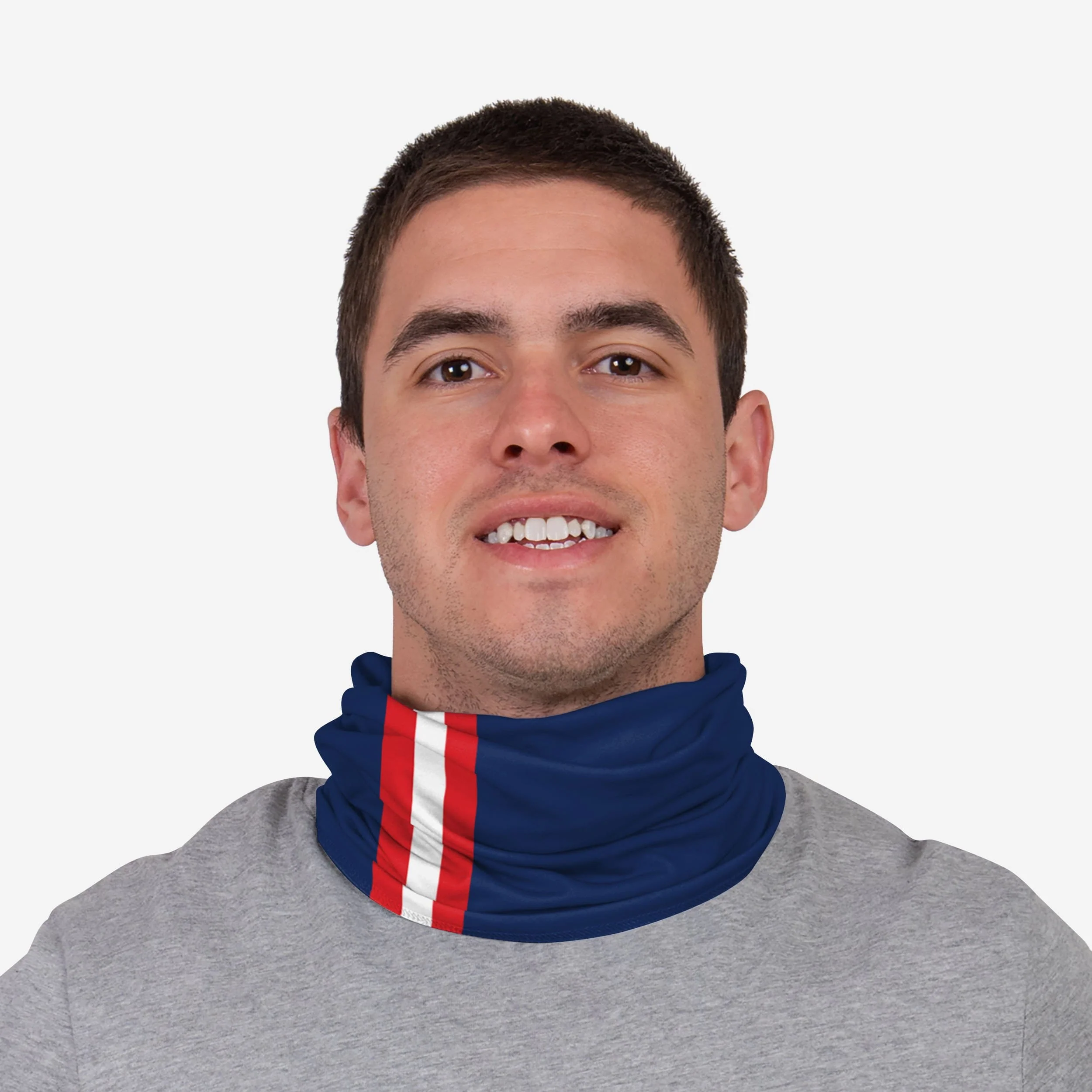 New England Patriots On-Field Sideline Gaiter Scarf 2 New England Patriots On-Field Sideline Gaiter Scarf